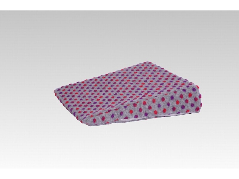 Linke Licardo Therapiekeil Wolle Noppen silber 40 cm x 40 cm x8/1 cm - Bild 1