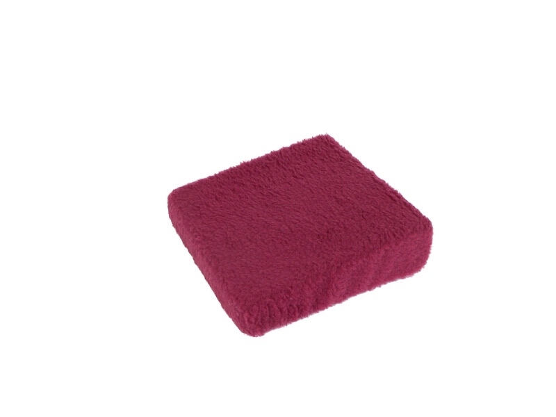 Linke Licardo Aufstehhilfe Wolle bordeaux 40 cm x 40 cm x 10/6 cm - Bild 1