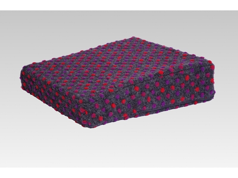 Linke Licardo Aufstehhilfe Wolle Noppen anthrazit 40 cm x 40 cm x 10/6 cm - Bild 1