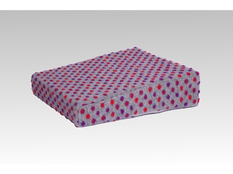 Linke Licardo Aufstehhilfe Wolle Noppen silber 40 cm x 40 cm x 10/6 cm - Bild 1