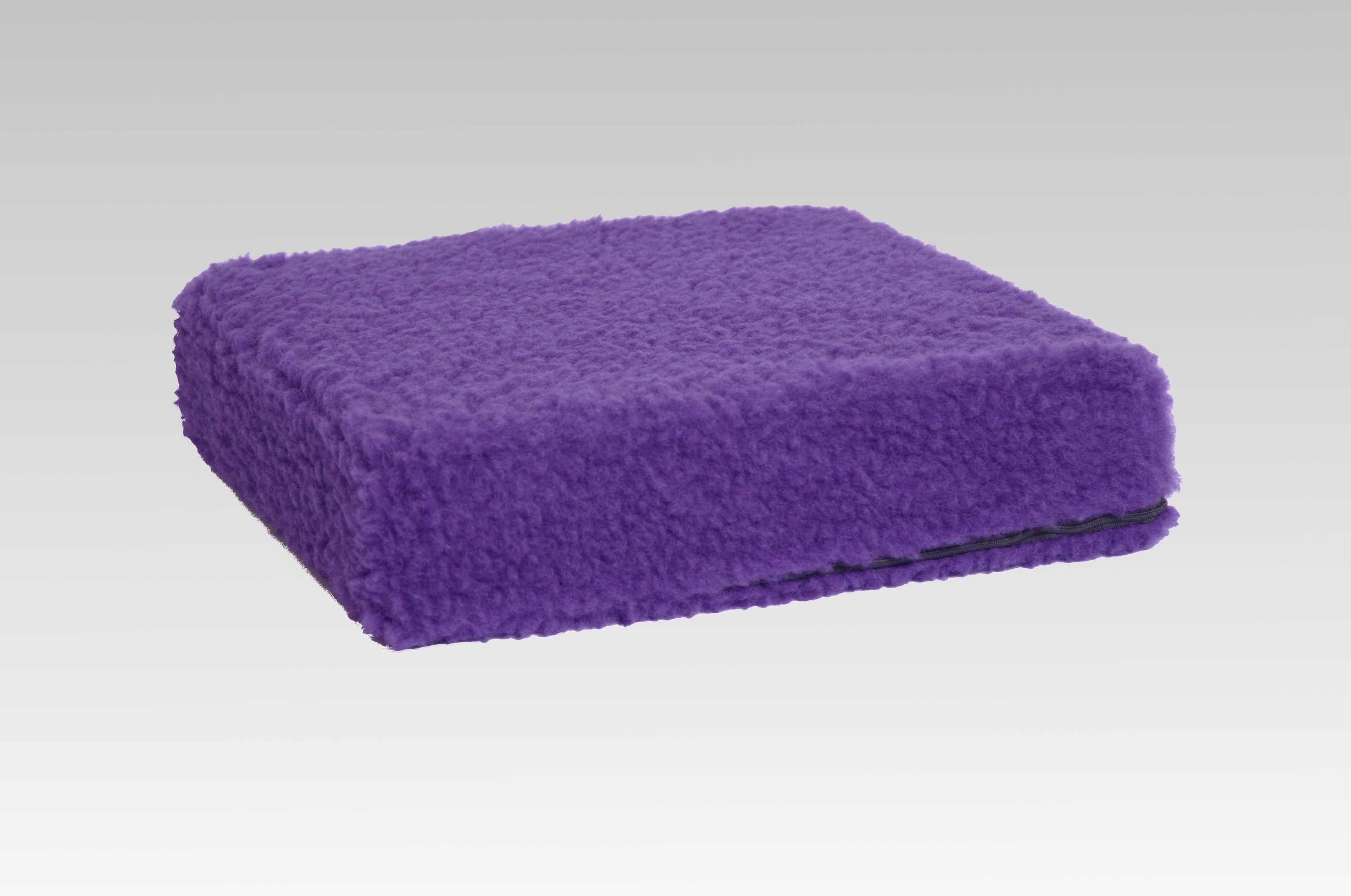Linke Licardo Sitzkissen Sitzerh&ouml;hung Wolle lila 40/40/10 cm - Bild 1