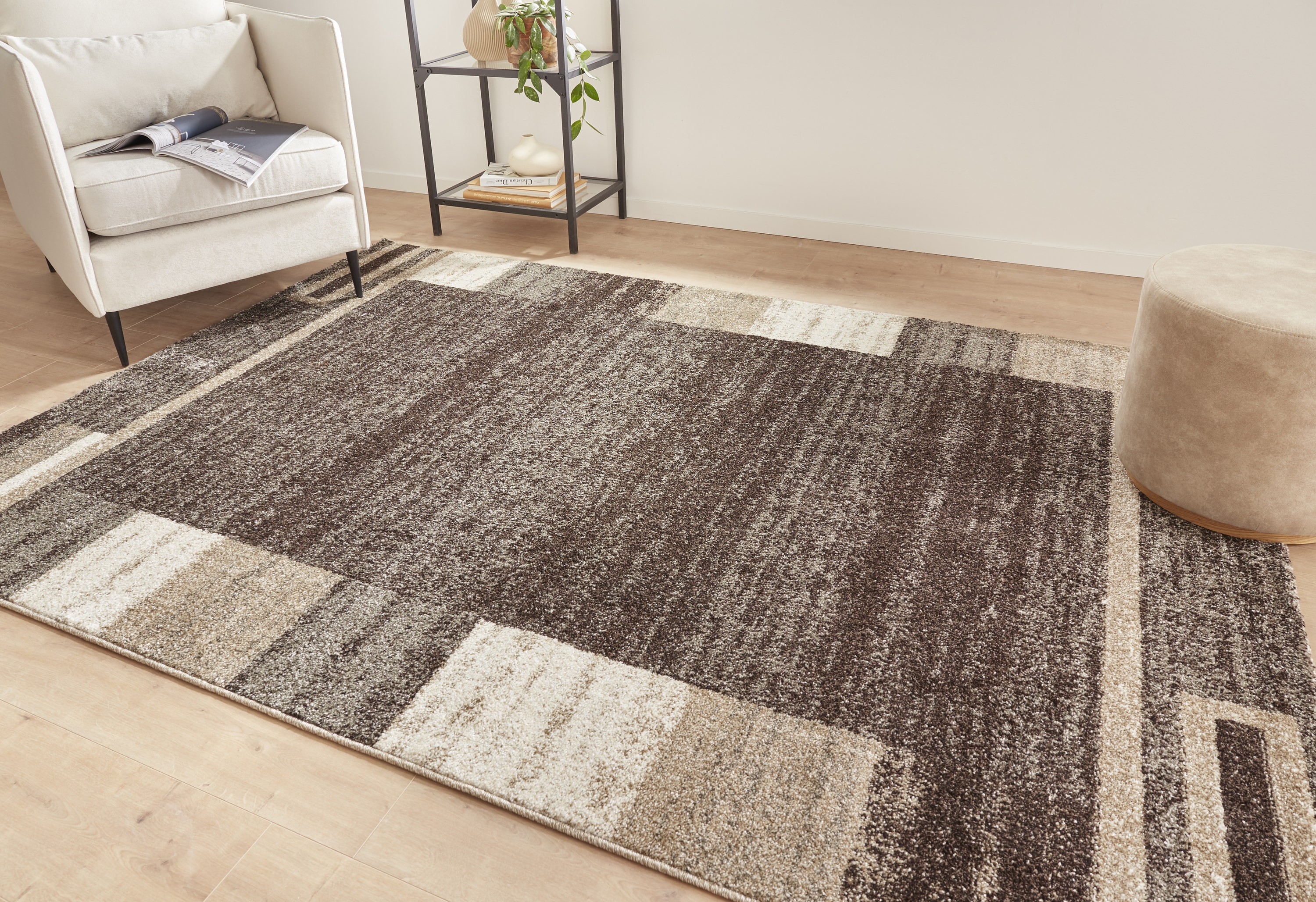 Peyer Syntex 1 Teppich Amber 149 Bord&uuml;re braun 160/230 cm - Bild 1