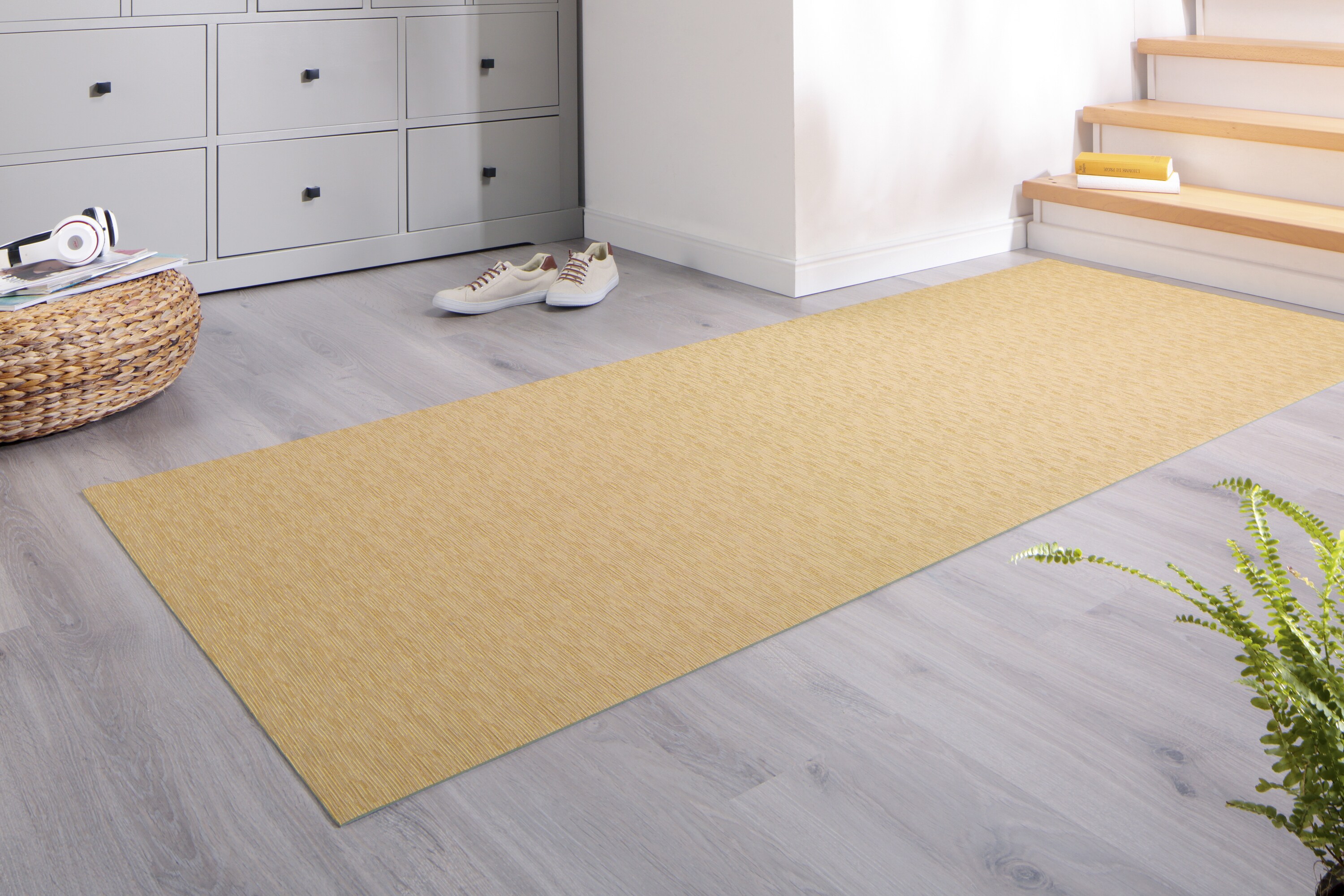 Peyer Syntex 1 Mira Jacqu.Teppich uni Fb.beige 65/180 cm - Bild 1