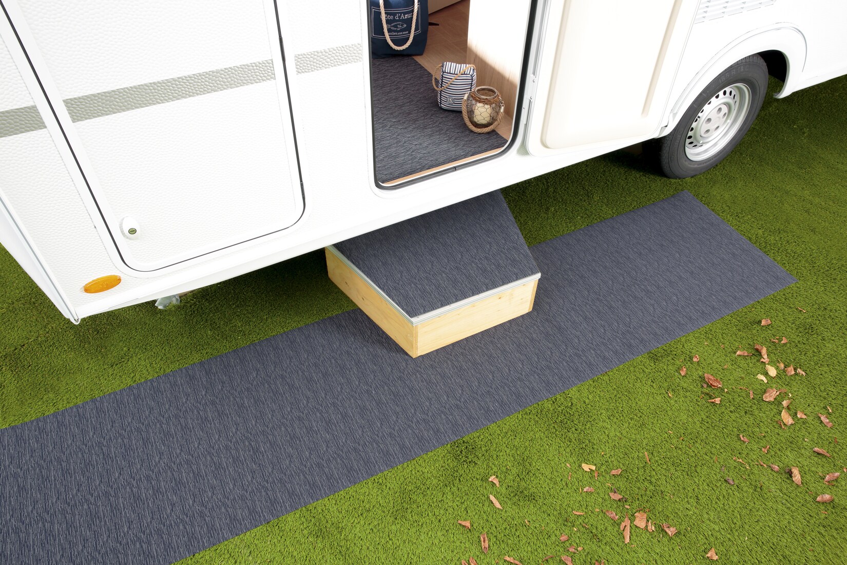 Peyer Syntex 1 Mira Jacqu.Teppich uni Fb.blau 138/220 cm