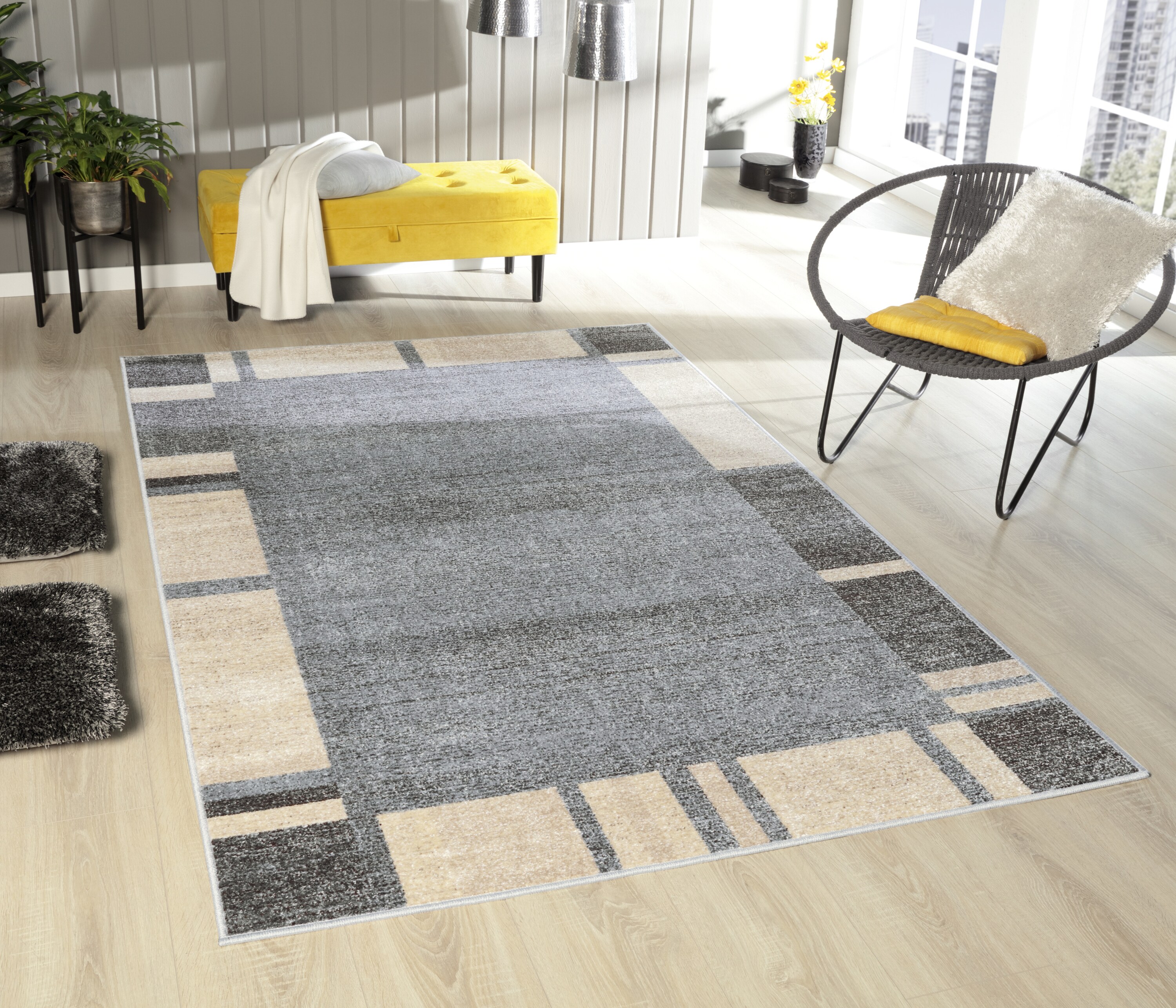 Peyer Syntex 1 Teppich Daffi/YLVA 13025-190 grau 80/150 cm - Bild 1