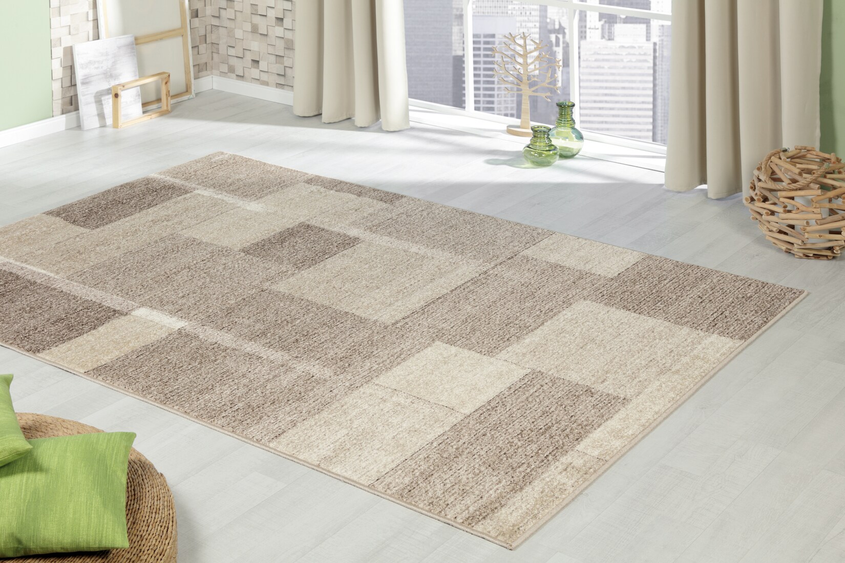 Peyer Syntex 1 Teppich Daffi/YLVA 13027-120 braun 160/230 cm