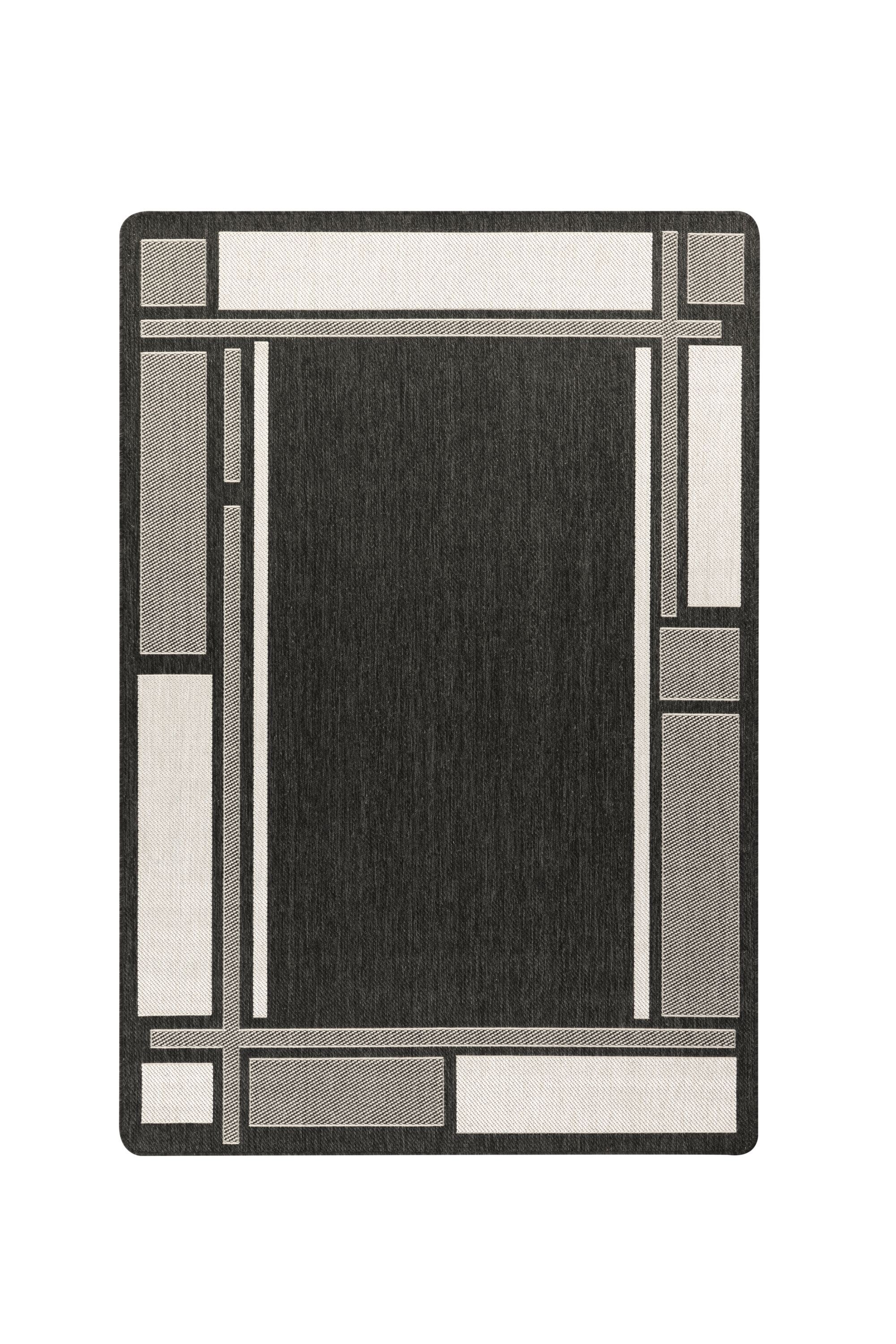 Peyer Syntex 1 Teppich Smilla Bord&uuml;re Fb.Anthrazit 120/170 cm - Bild 1
