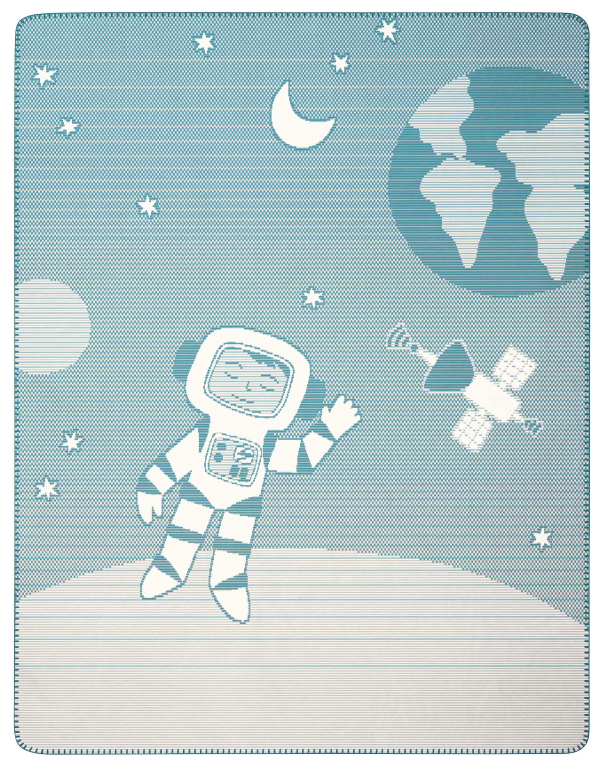 Biederlack Babydecke Spacekid - Bild 1