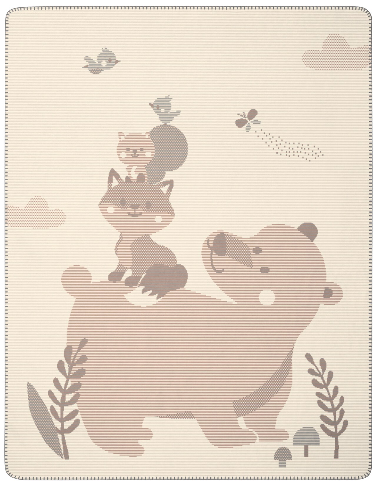 Biederlack Babydecke Foxy&Friends