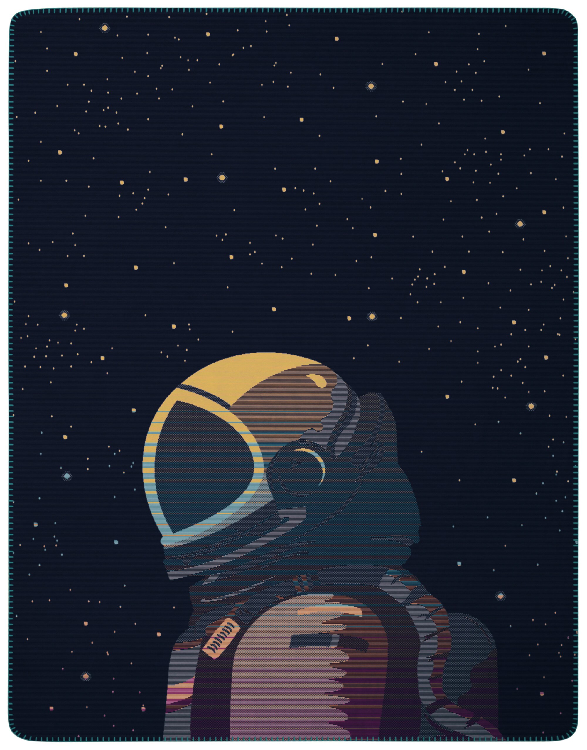 Biederlack Kinder- und Jugenddecke Astronaut - Bild 1