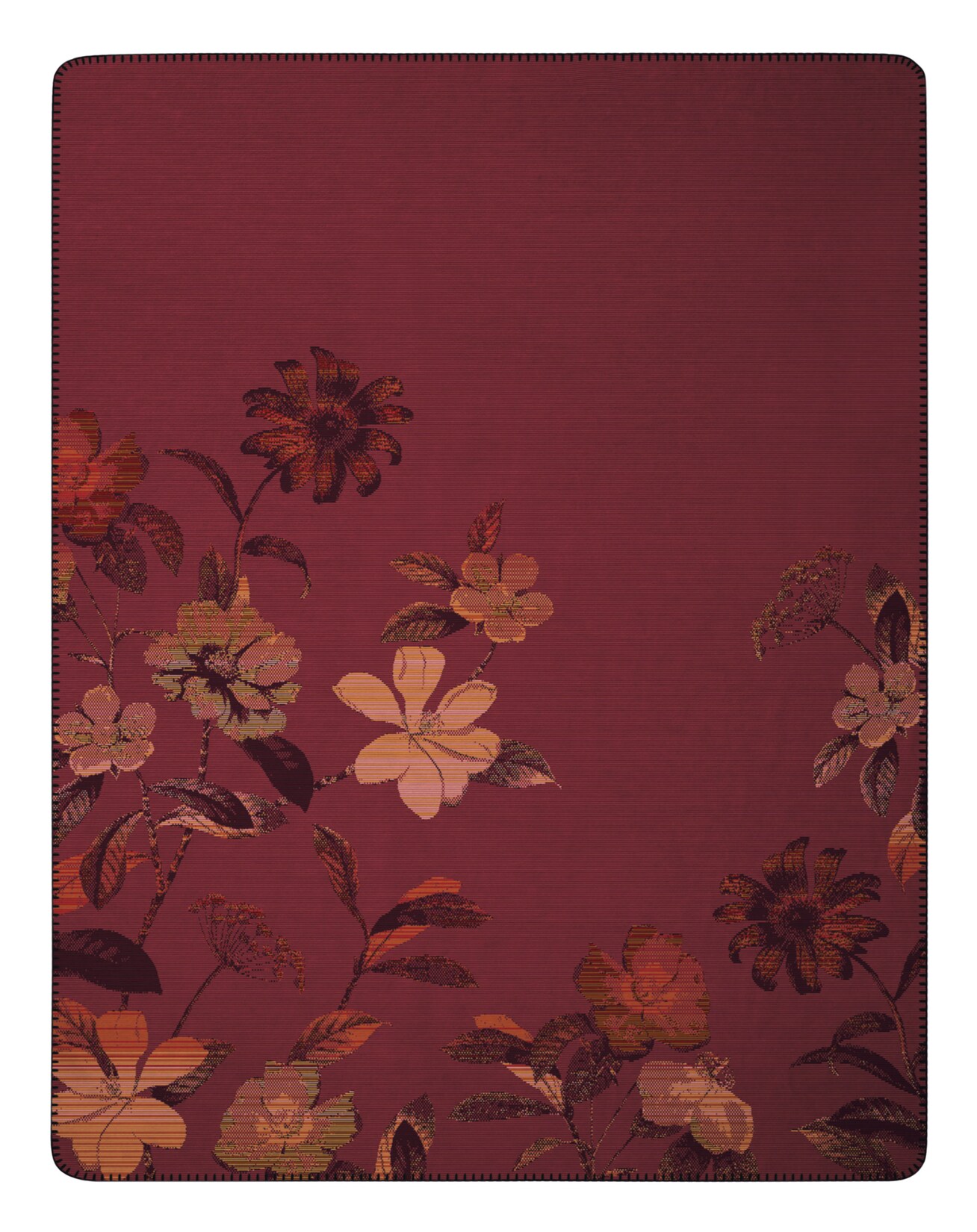 Biederlack Wohndecke Velvet Bloom