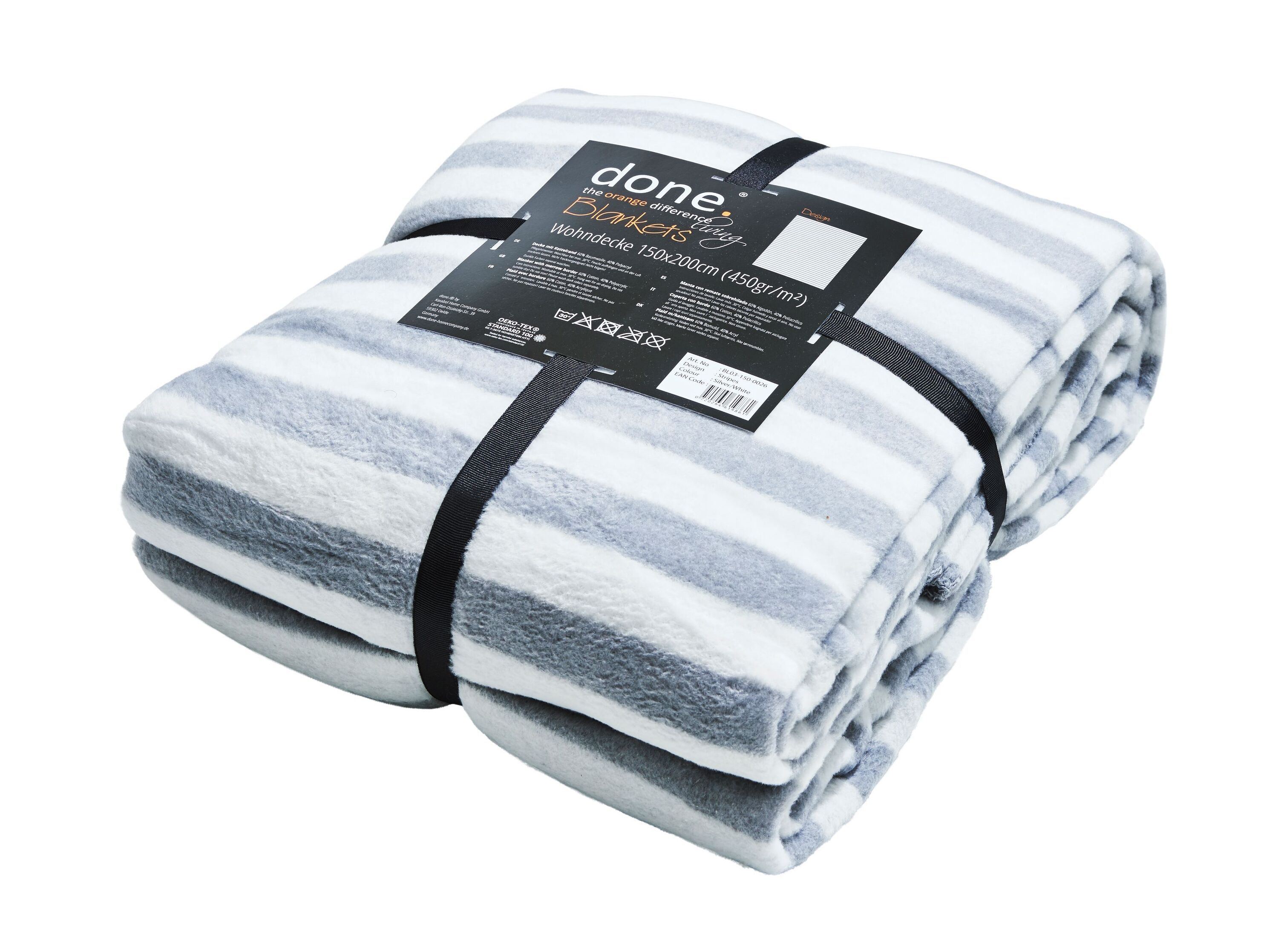 DONE Wohndecke Stripes - Bild 1