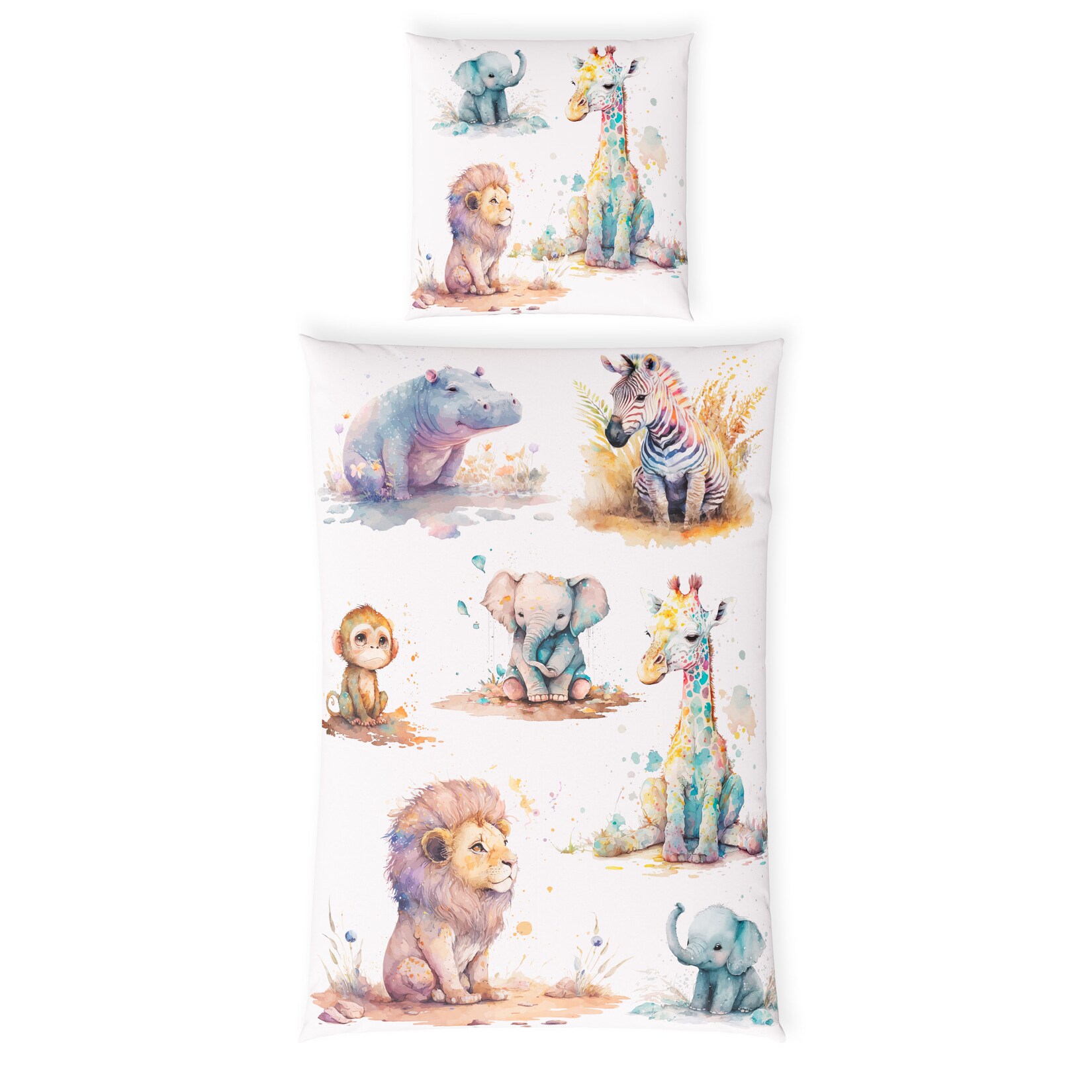 Hornisch HeimTex Baumwoll Bettwäsche Renforce Kinderbettwäsche Glow