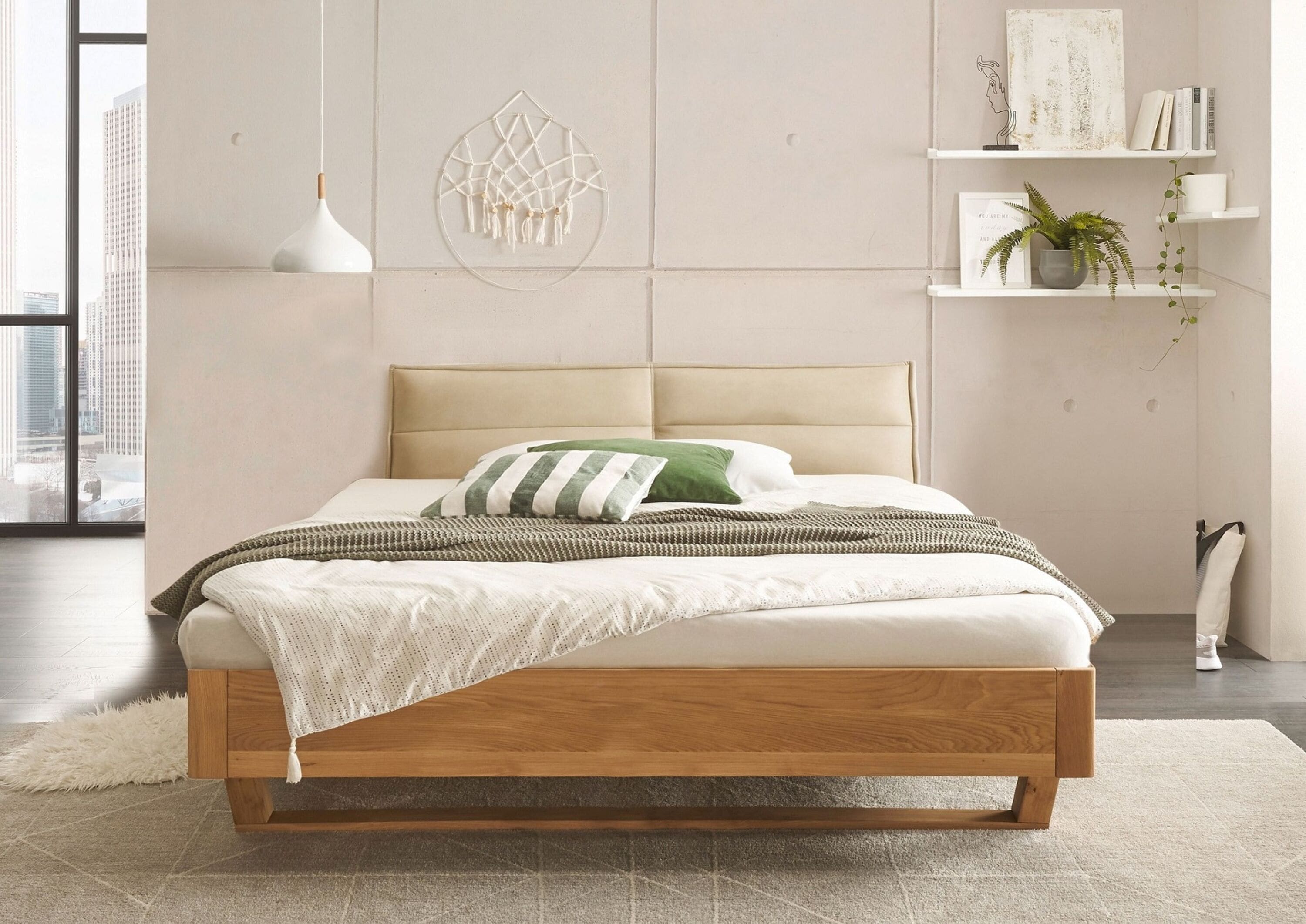 Vaja M&ouml;bel Massivholz Doppelbett TJARK  ca.180x200 cm - Bild 1