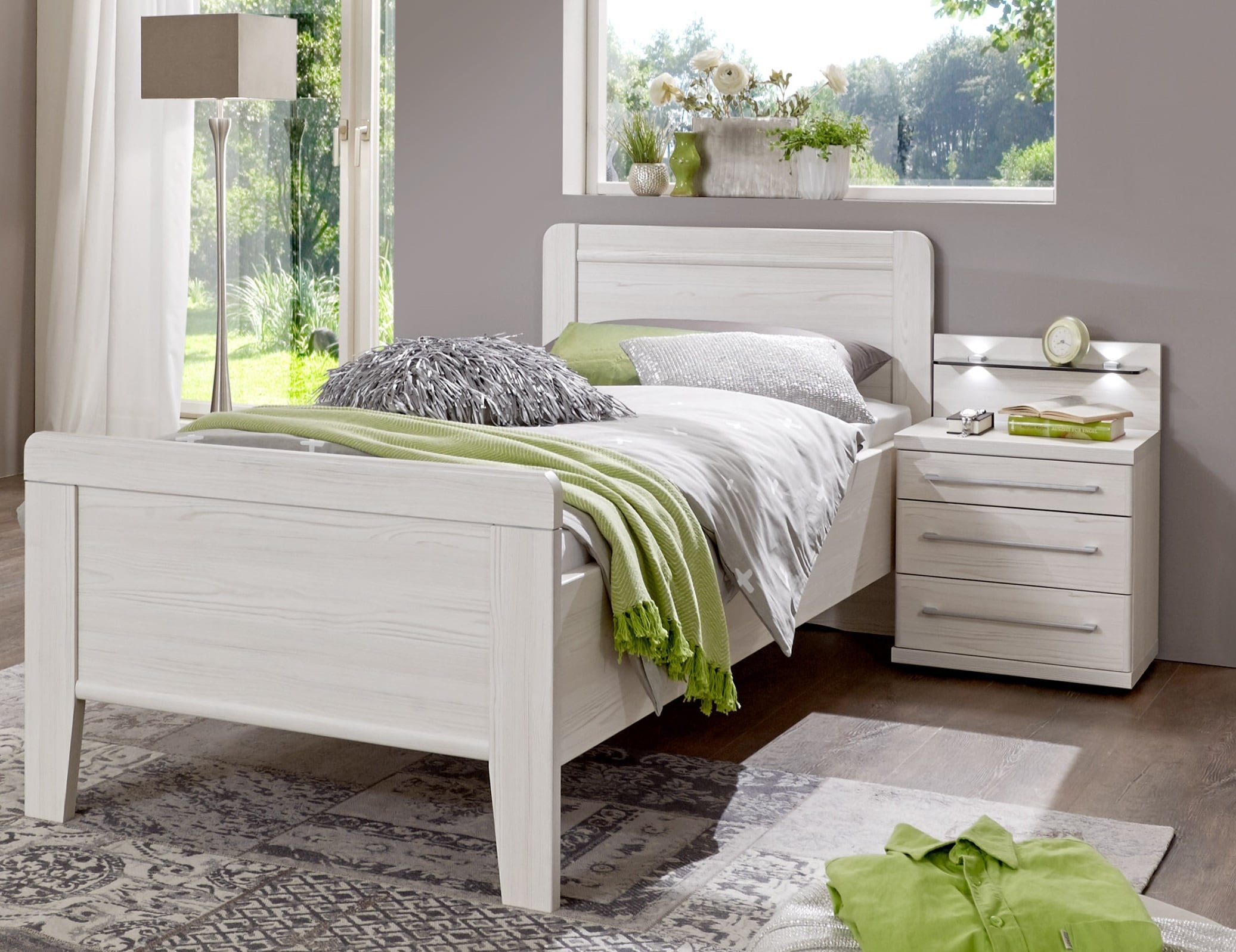Vaja M&ouml;bel Einzelbett Manaui Polarl&auml;rche 100x200 cm - Bild 1
