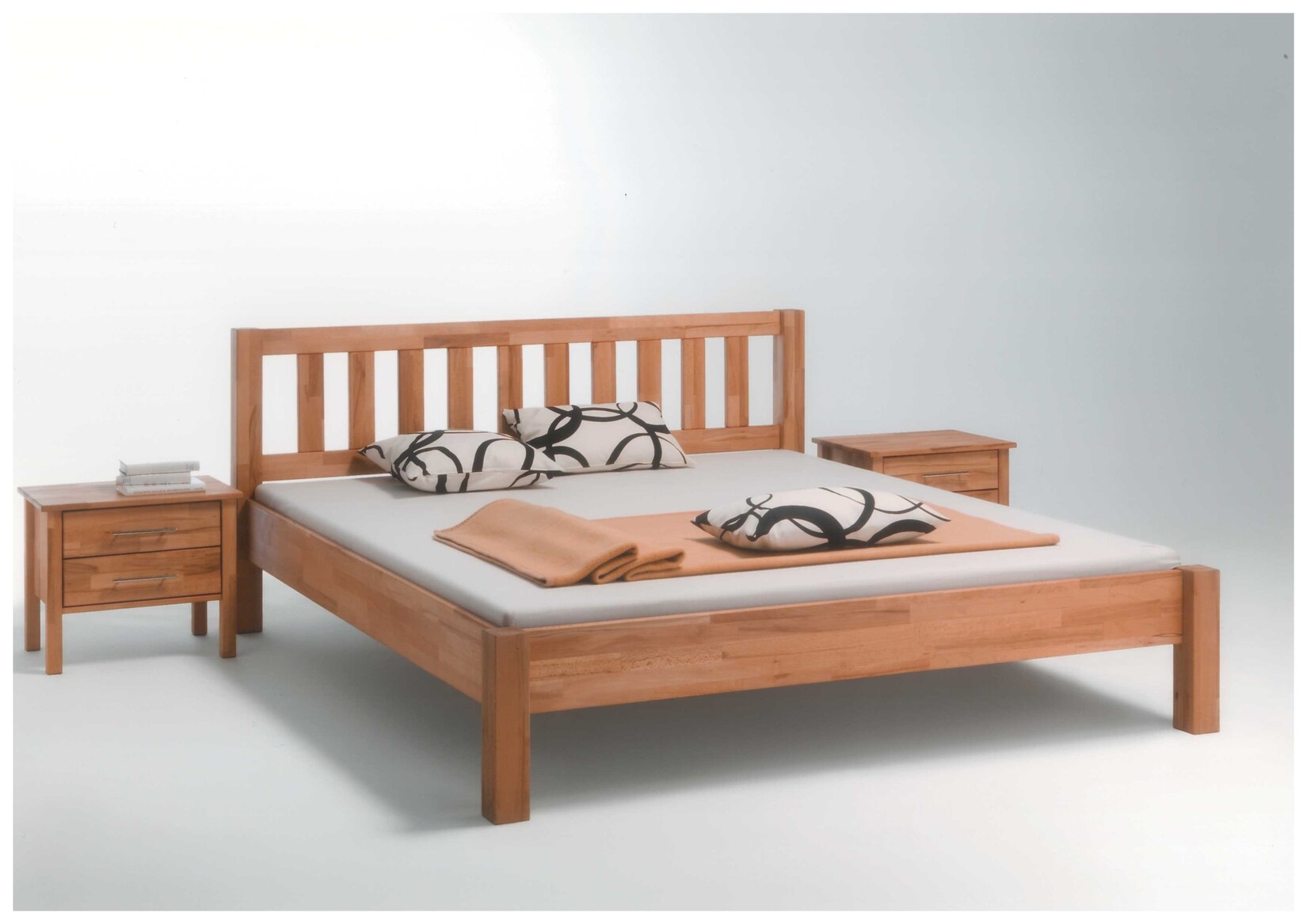 Vaja Möbel Komfortbett Ben Kernbuche geölt 140x200 cm