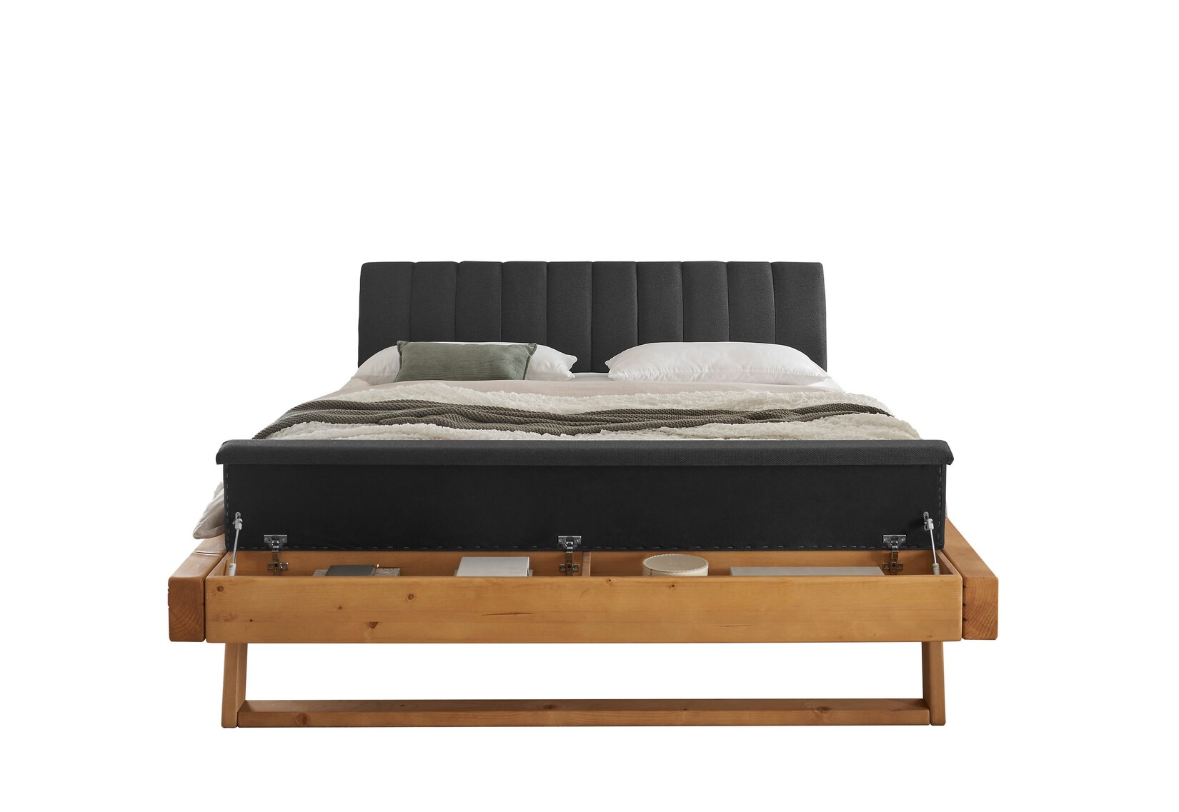Vaja Möbel Massivholz Doppelbett Sarja 180x200 cm Fichte massiv