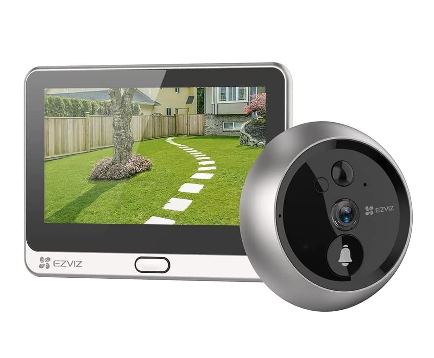 EZVIZ DP2C T&uuml;rspionkamera, WLAN, Akku, App 155 Grad Winkel - Bild 1