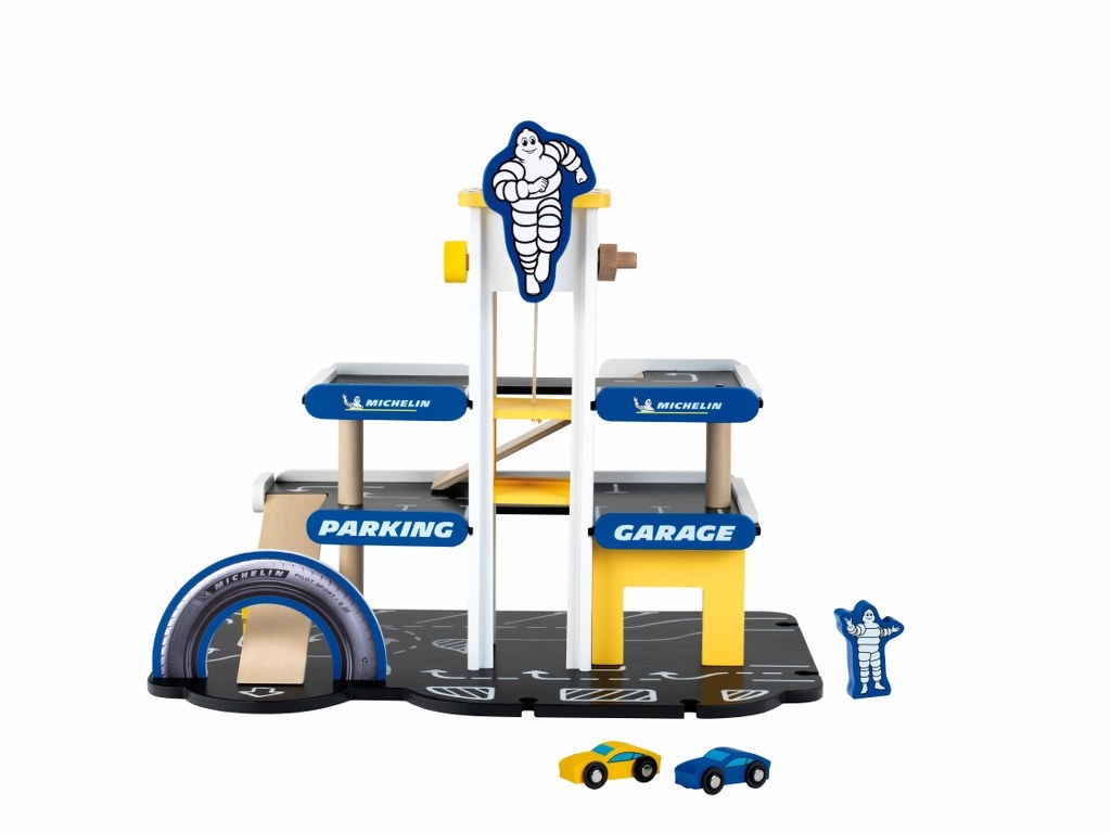 Theo Klein Michelin Parkhaus mit 3 Ebenen, Holz - Bild 1