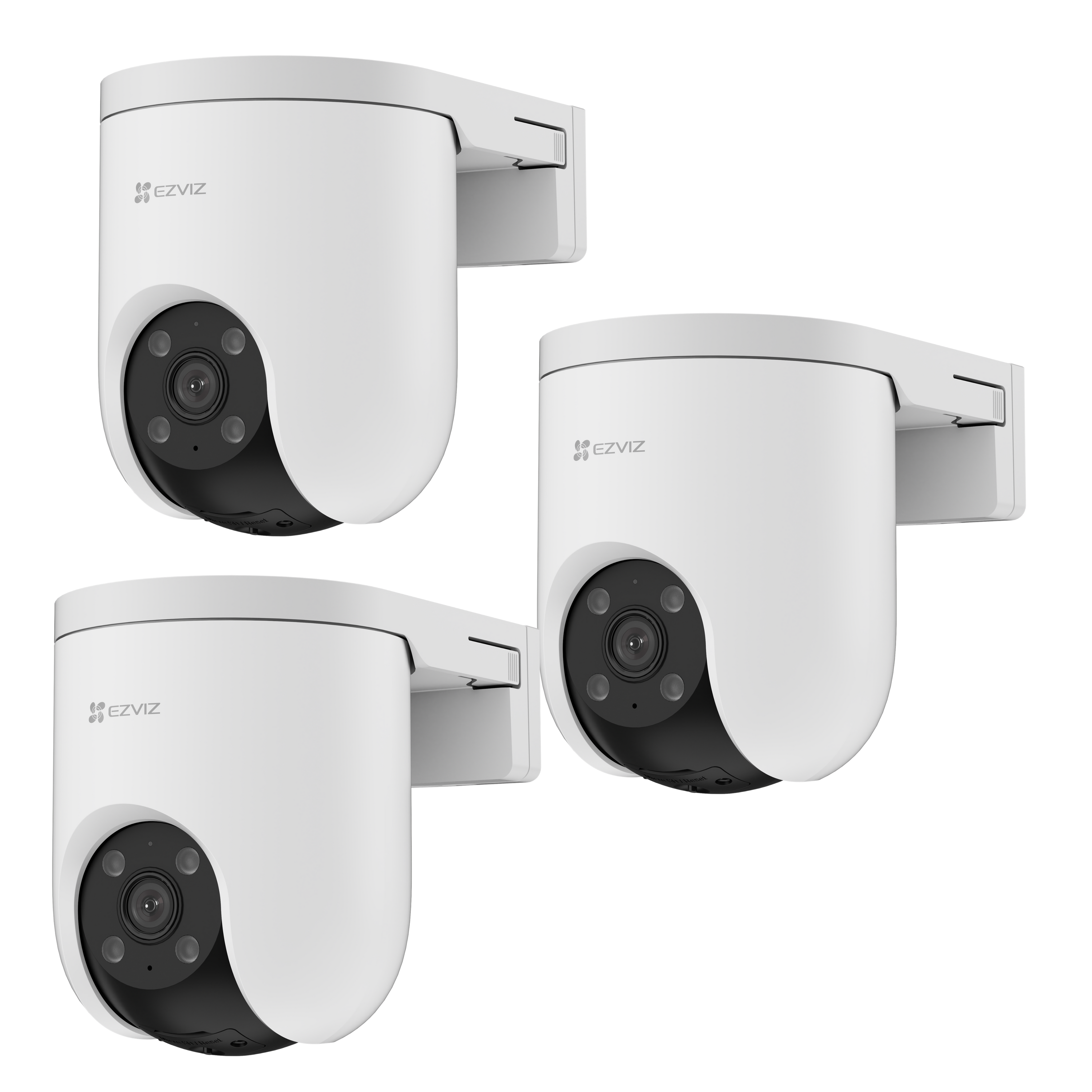 EZVIZ H8C PoE 3MP 2K Outdoor 3er-Set - Bild 1