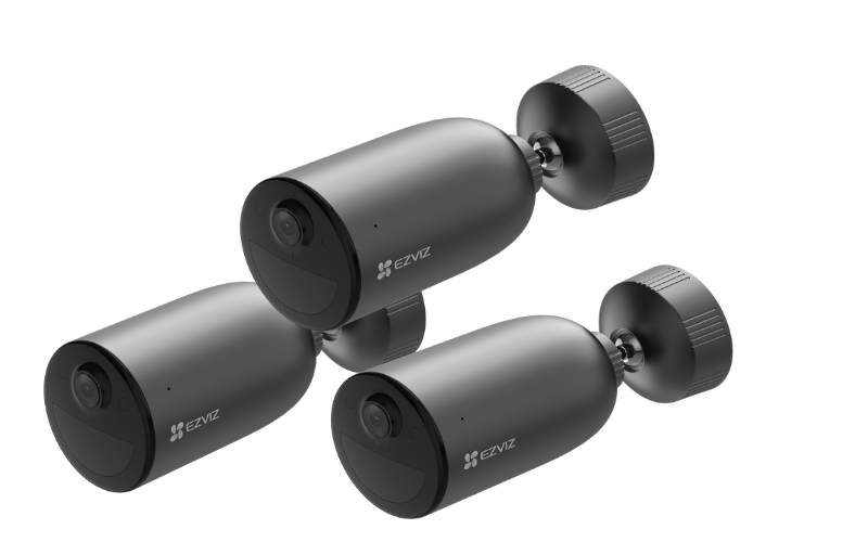 EZVIZ EB3 2K - kabellose Smart-Home-Kamera mit Akkubetrieb, 3er-Set - Bild 1