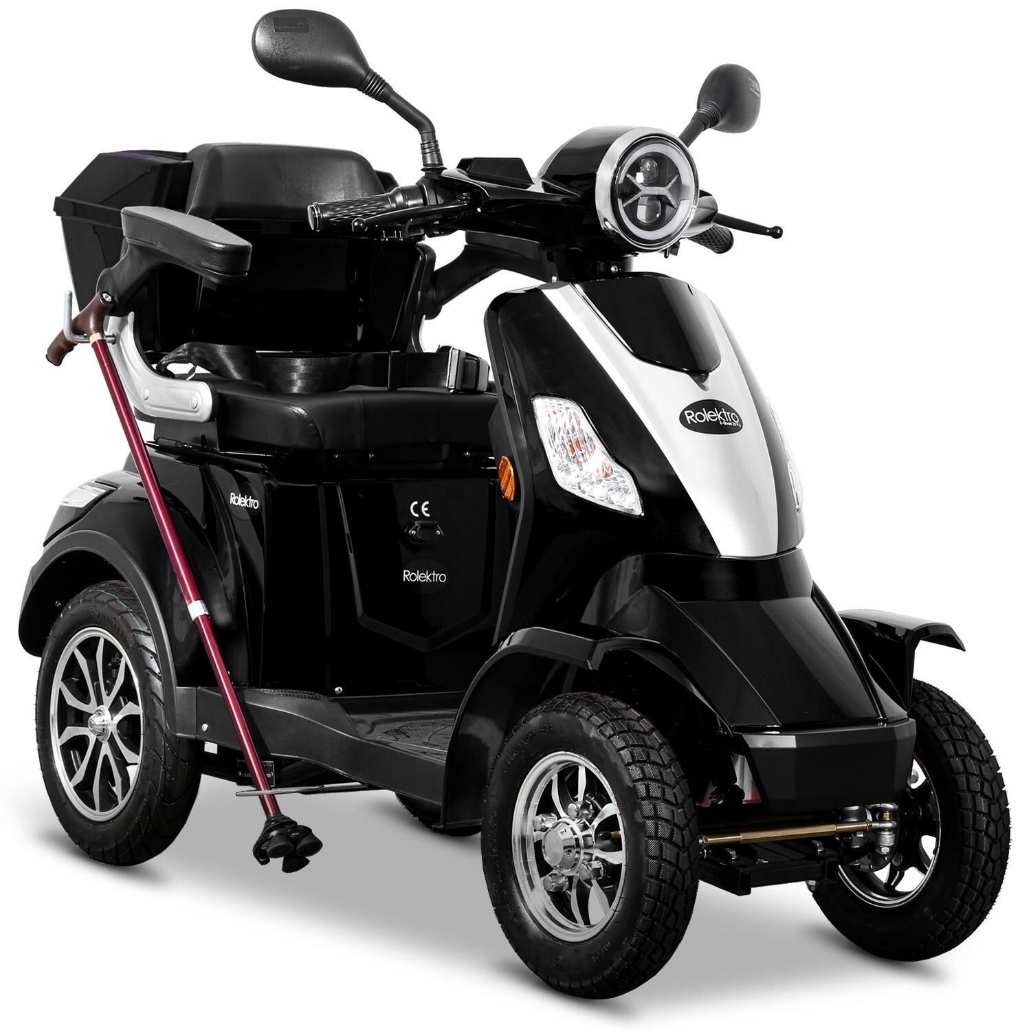 Rolektro E-Quad 25 V.2 Blei-Gel, Schwarz, 25 km/h