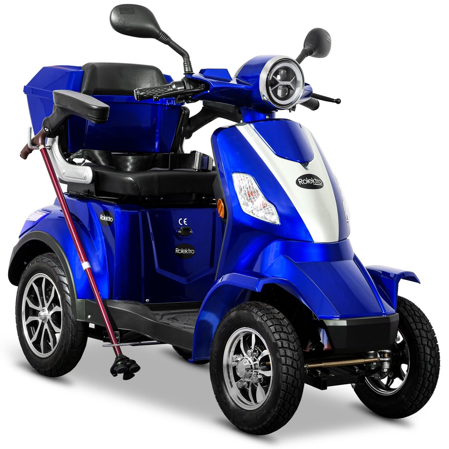 Rolektro E-Quad 25 V.2 Blei-Gel, Blau, 25 kmh