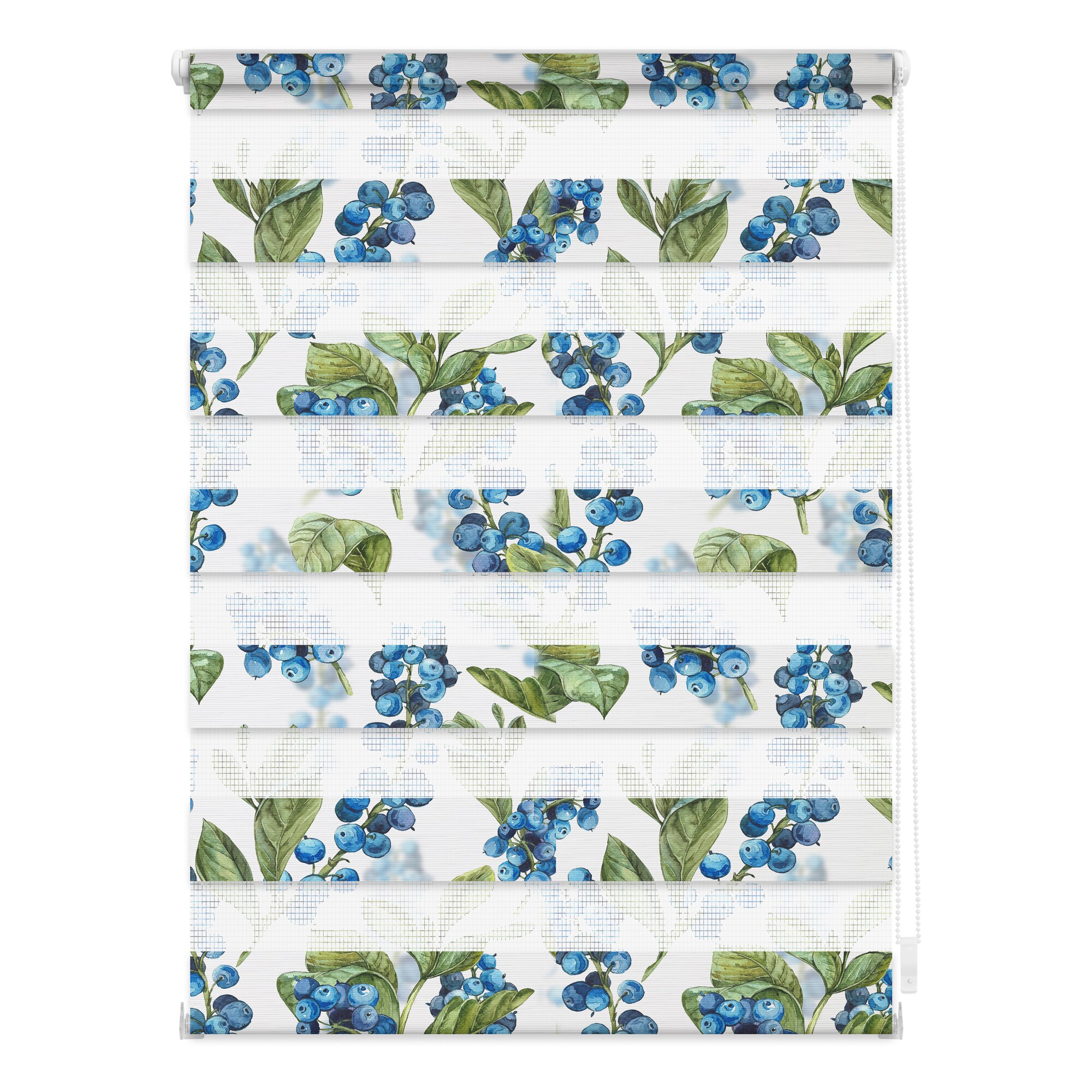 Lichtblick Duo Rollo Klemmfix, ohne Bohren, blickdicht, Heidelbeere - Blau Gr&uuml;n - Bild 1