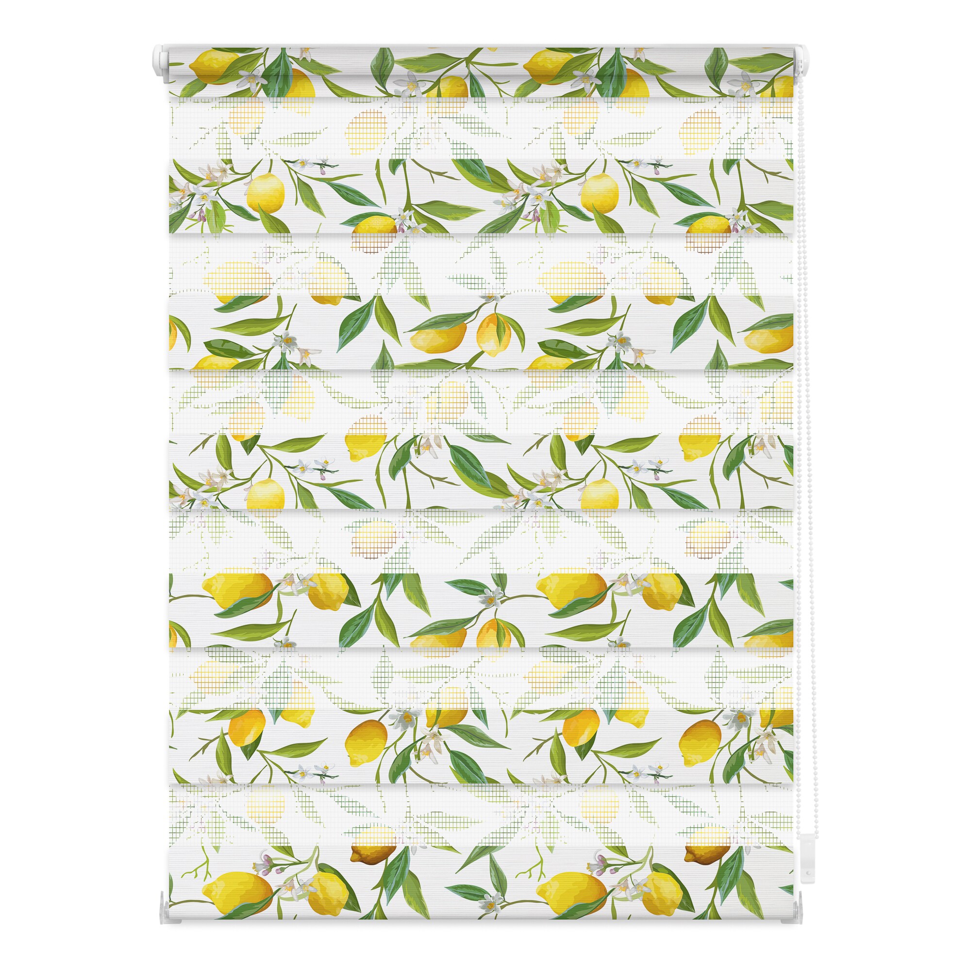 Lichtblick Duo Rollo Klemmfix, ohne Bohren, blickdicht, Limone - Gelb Gr&uuml;n - Bild 1