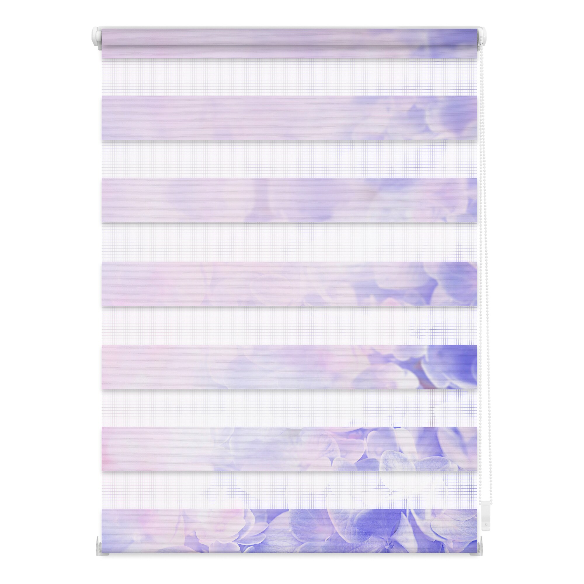 Lichtblick Duo Rollo Klemmfix, ohne Bohren, blickdicht, Hortensie - Lila - Bild 1
