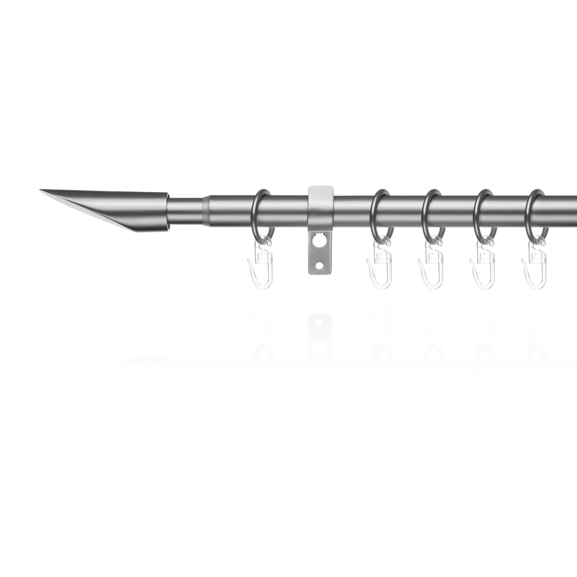 Lichtblick Gardinenstange Lipstick, 20 mm, ausziehbar, 1 l&auml;ufig 130 - 240 cm - Bild 1