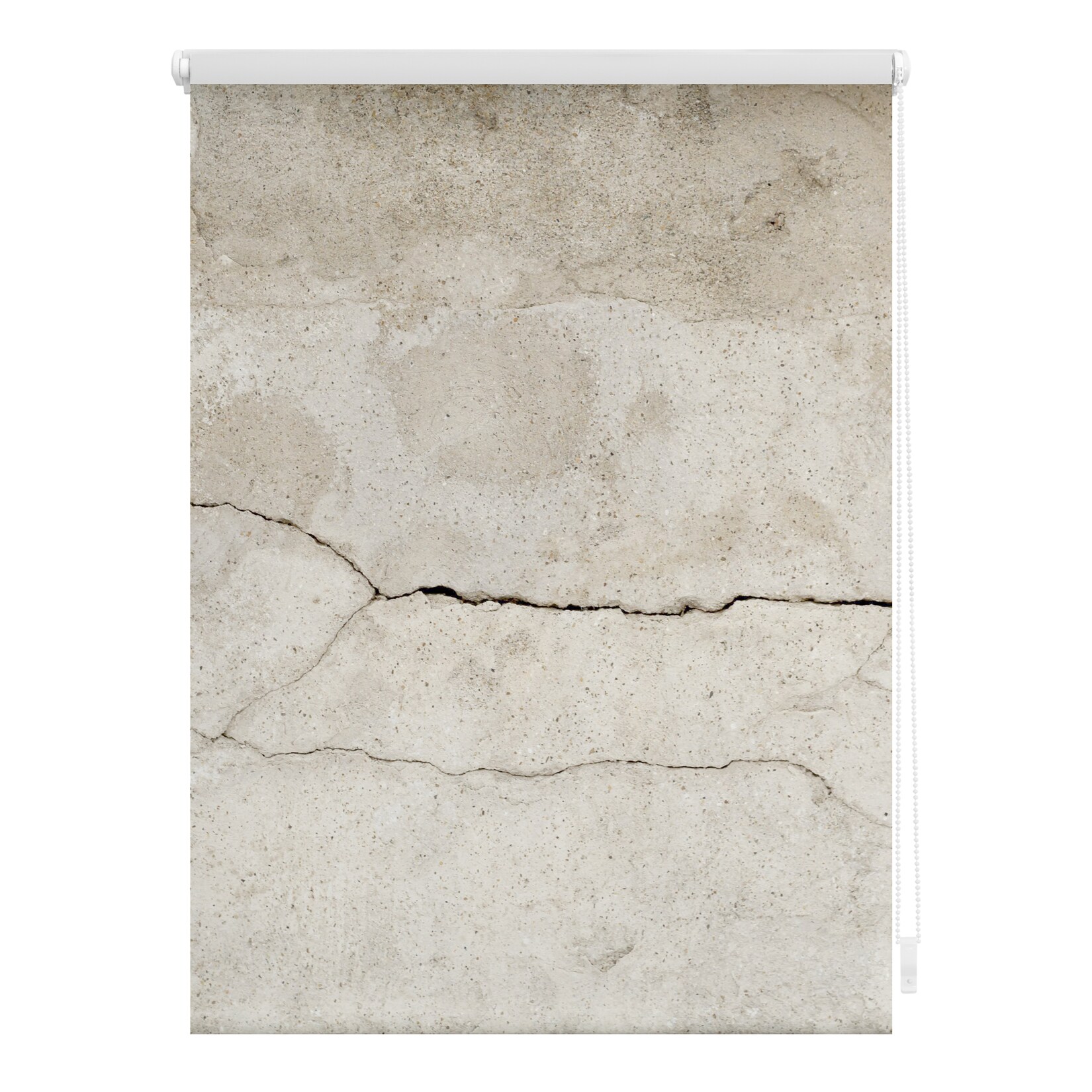 Lichtblick Rollo Klemmfix, ohne Bohren, blickdicht, Beton - Grau