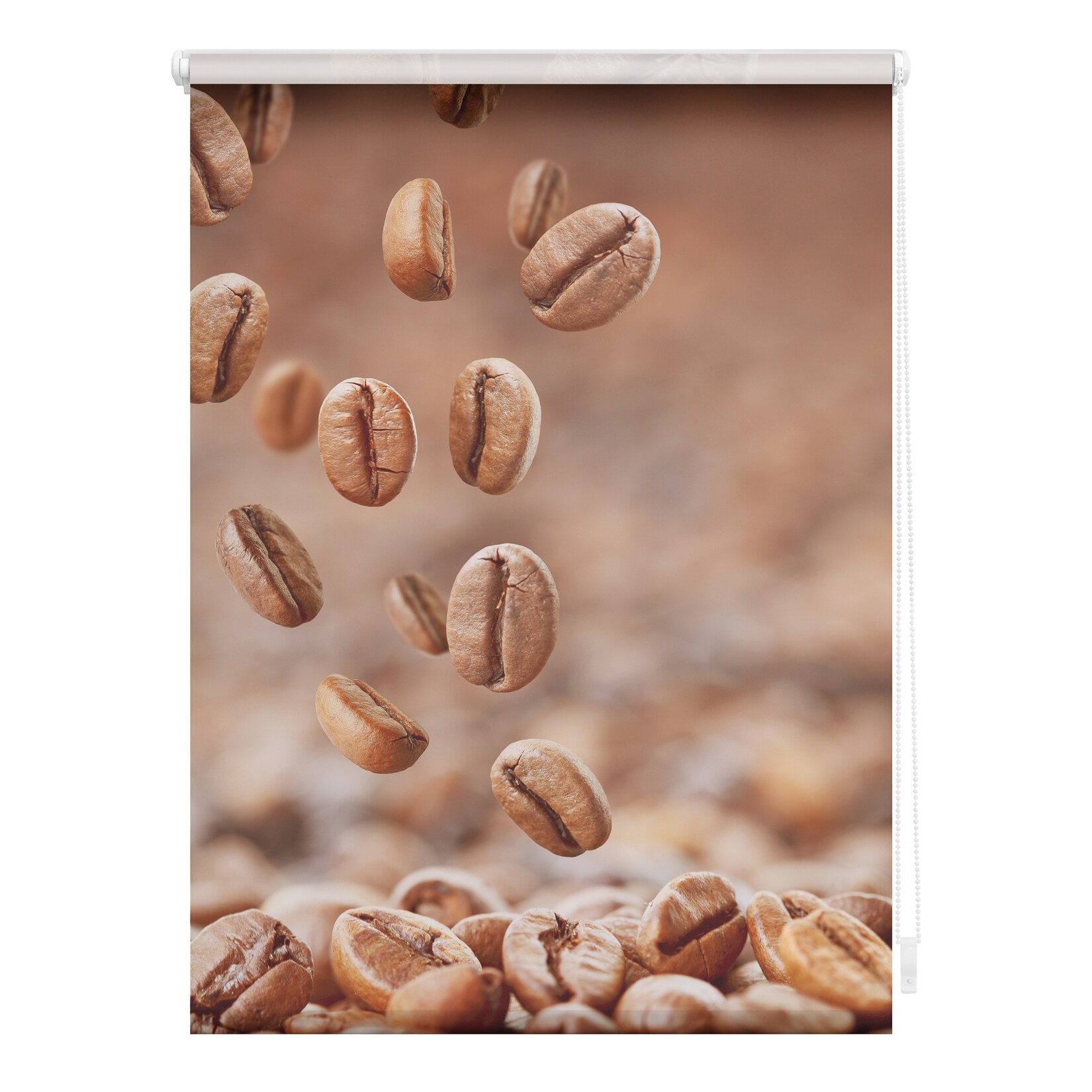 Lichtblick Rollo Klemmfix, ohne Bohren, blickdicht, Kaffee - Braun