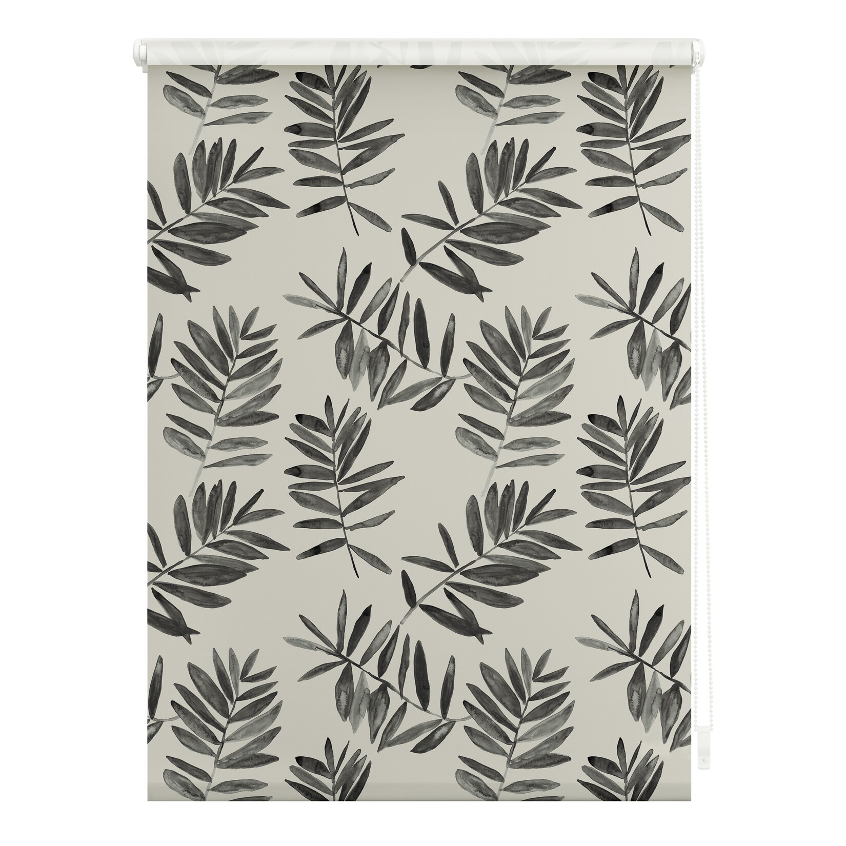 Lichtblick Rollo Klemmfix, ohne Bohren, blickdicht, Black Watercolor Branches - Schwarz