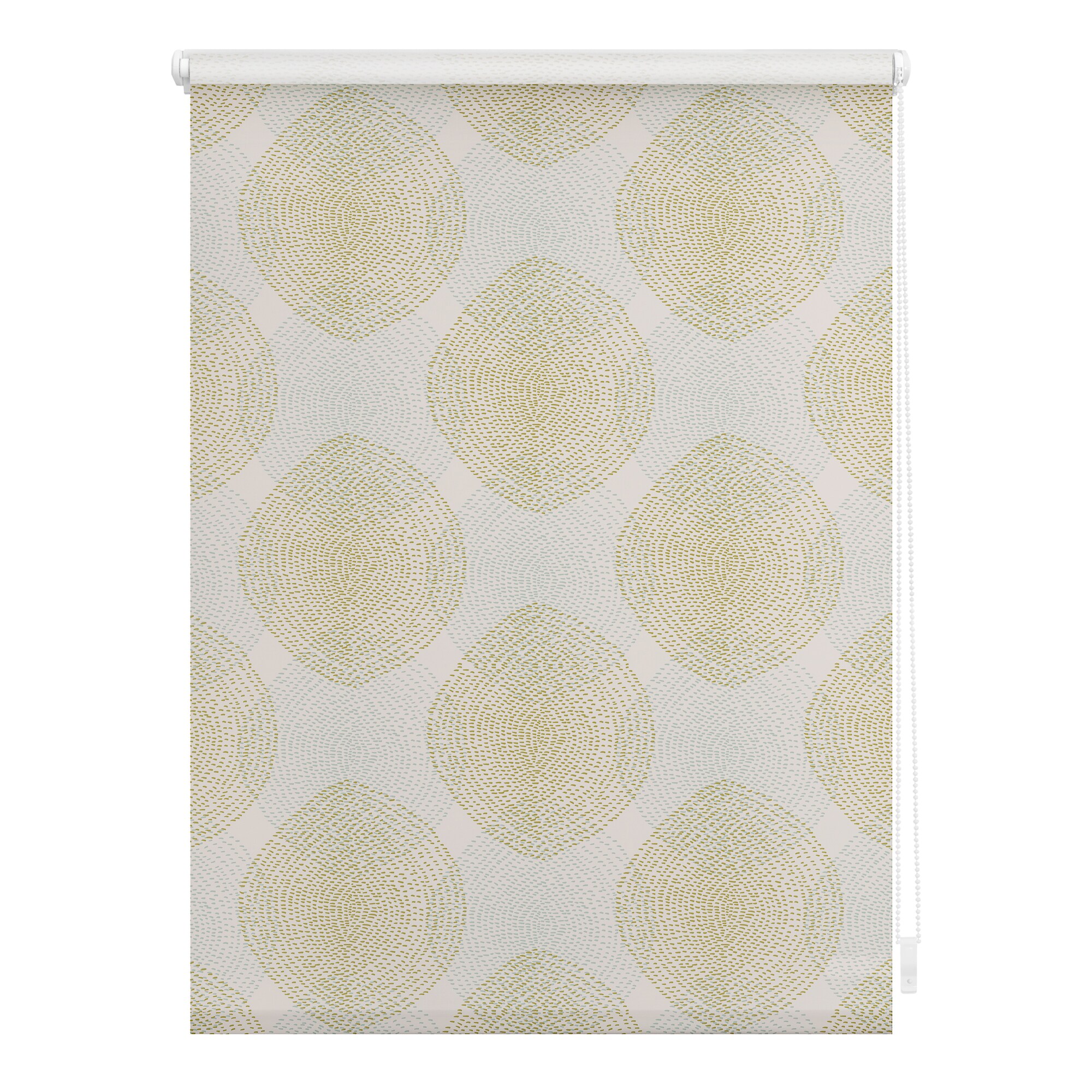 Lichtblick Rollo Klemmfix, ohne Bohren, blickdicht, Stripy Boho Drop India - Beige - Bild 1