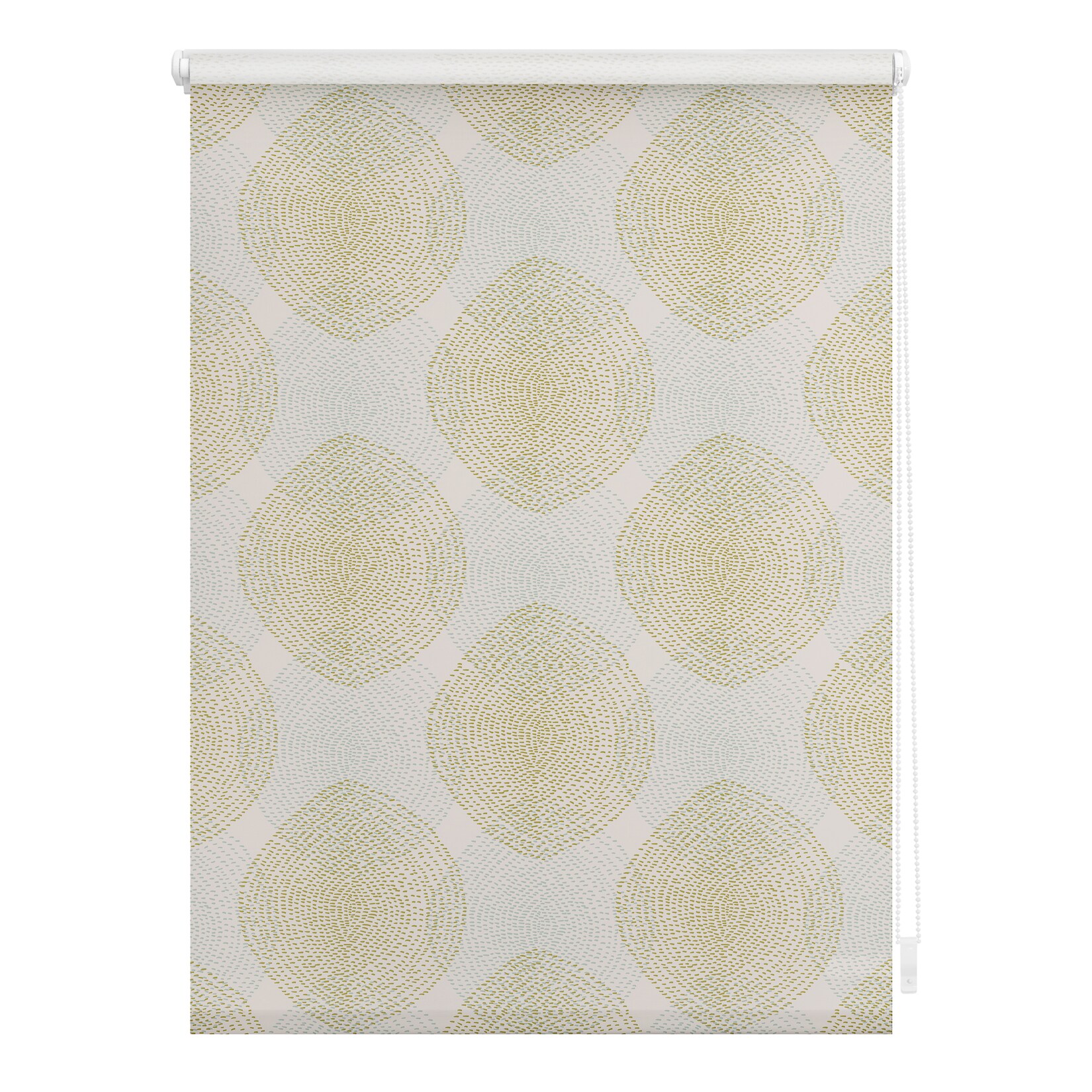 Lichtblick Rollo Klemmfix, ohne Bohren, blickdicht, Stripy Boho Drop India - Beige