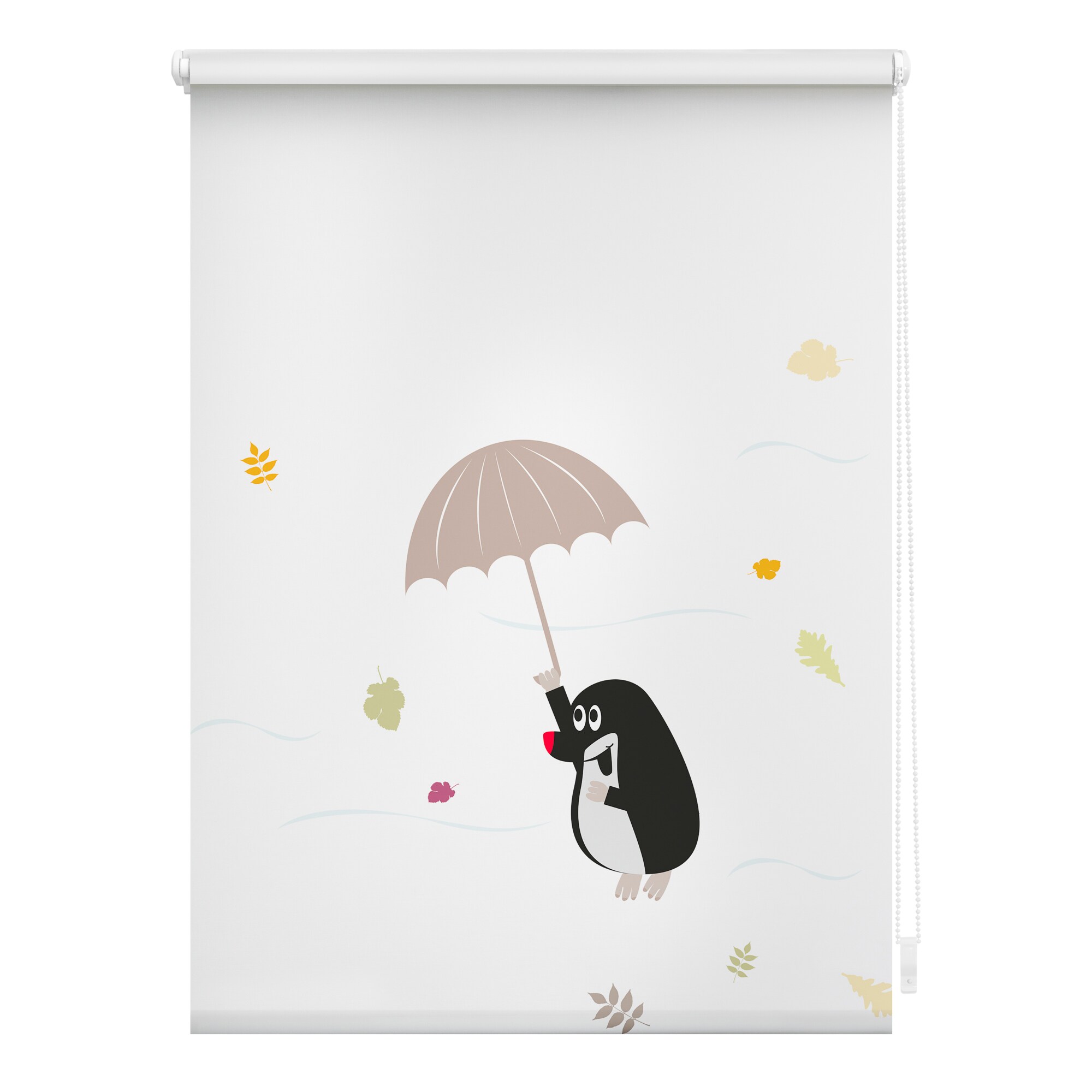 Lichtblick Rollo Klemmfix, ohne Bohren, Verdunkelung, Maulwurf - Bunt - Bild 1