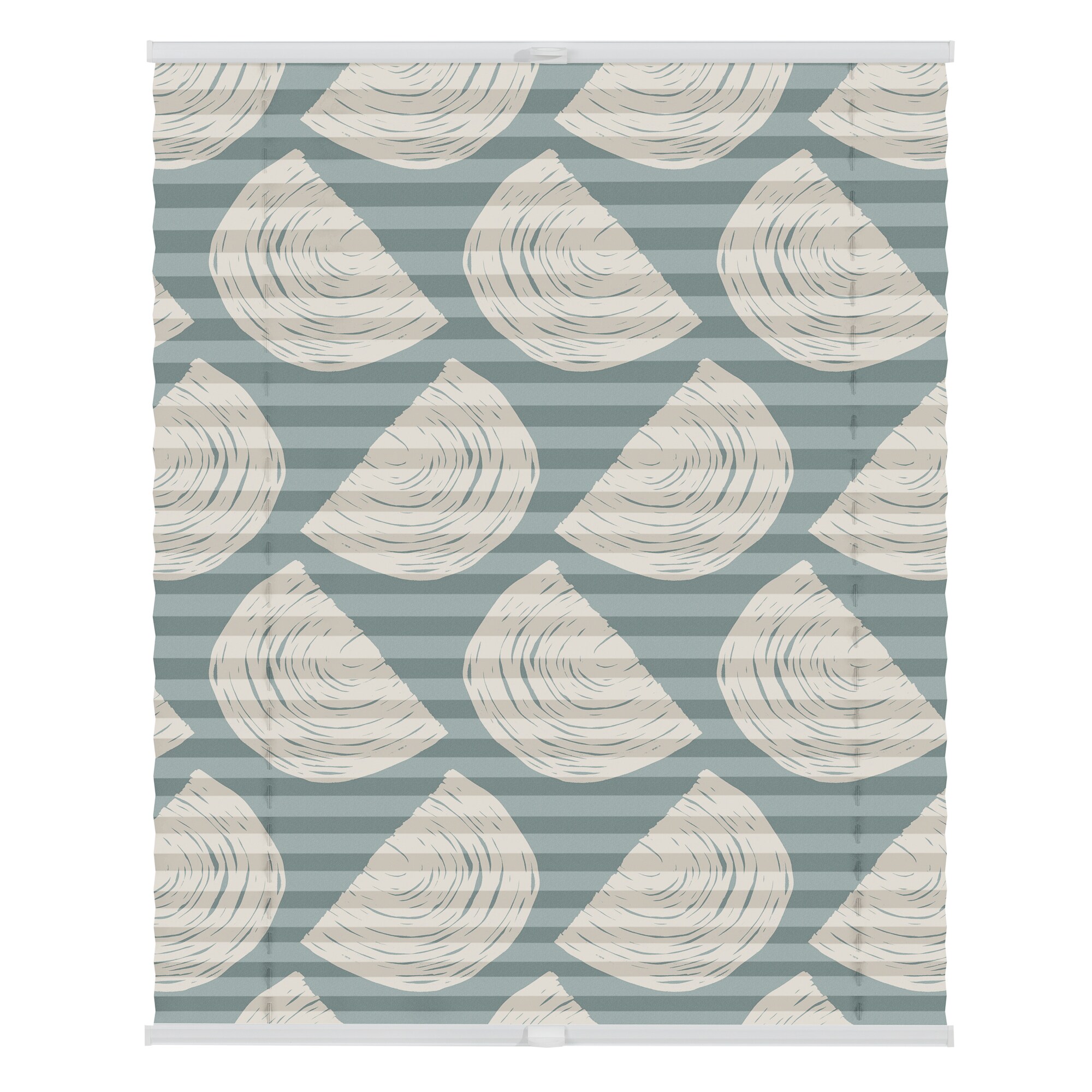 Lichtblick Plissee Klemmfix, ohne Bohren, blickdicht, Moving Rainbow  - Gr&uuml;n - Bild 1