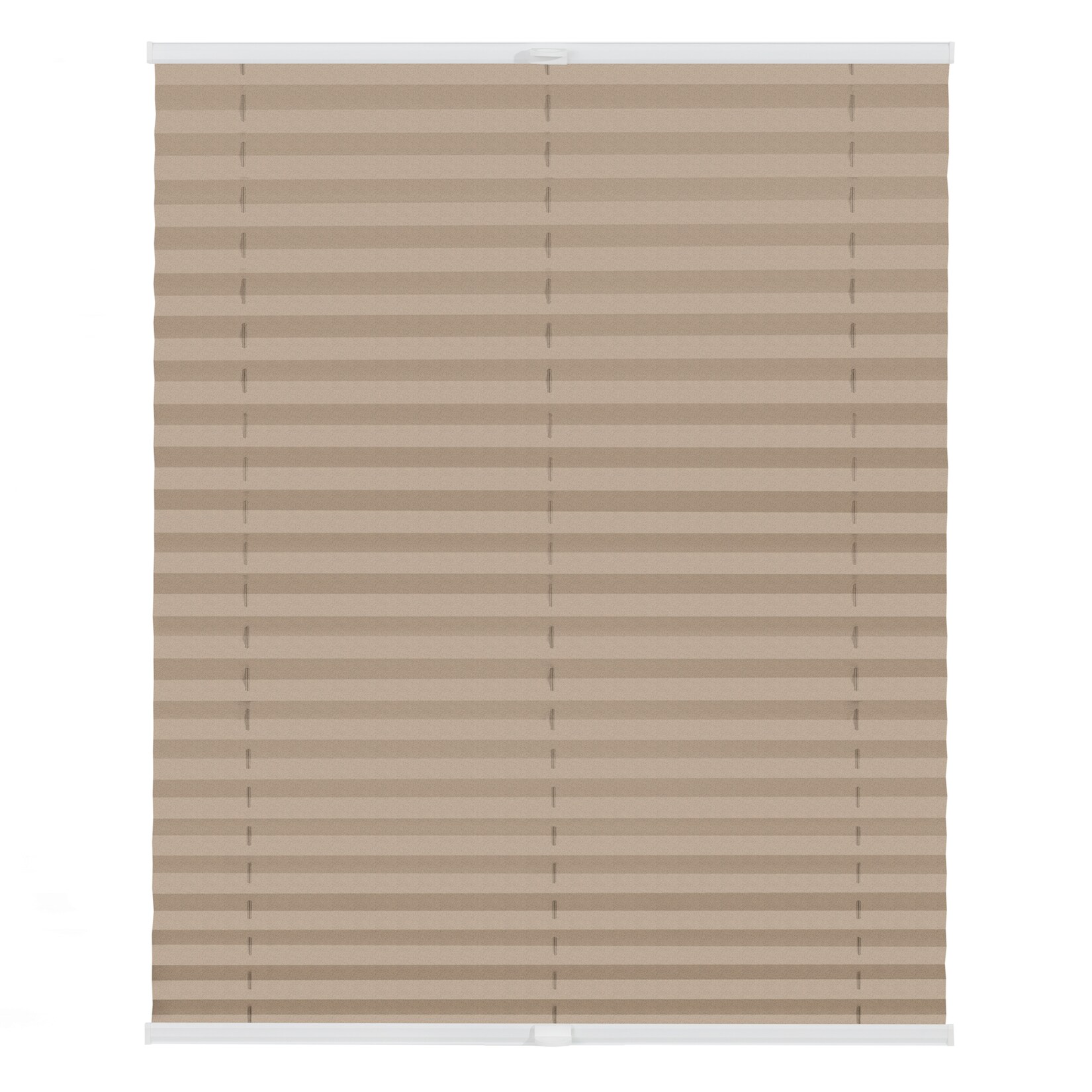 Lichtblick Plissee Klemmfix, ohne Bohren, verspannt, Verdunkelung - Beige