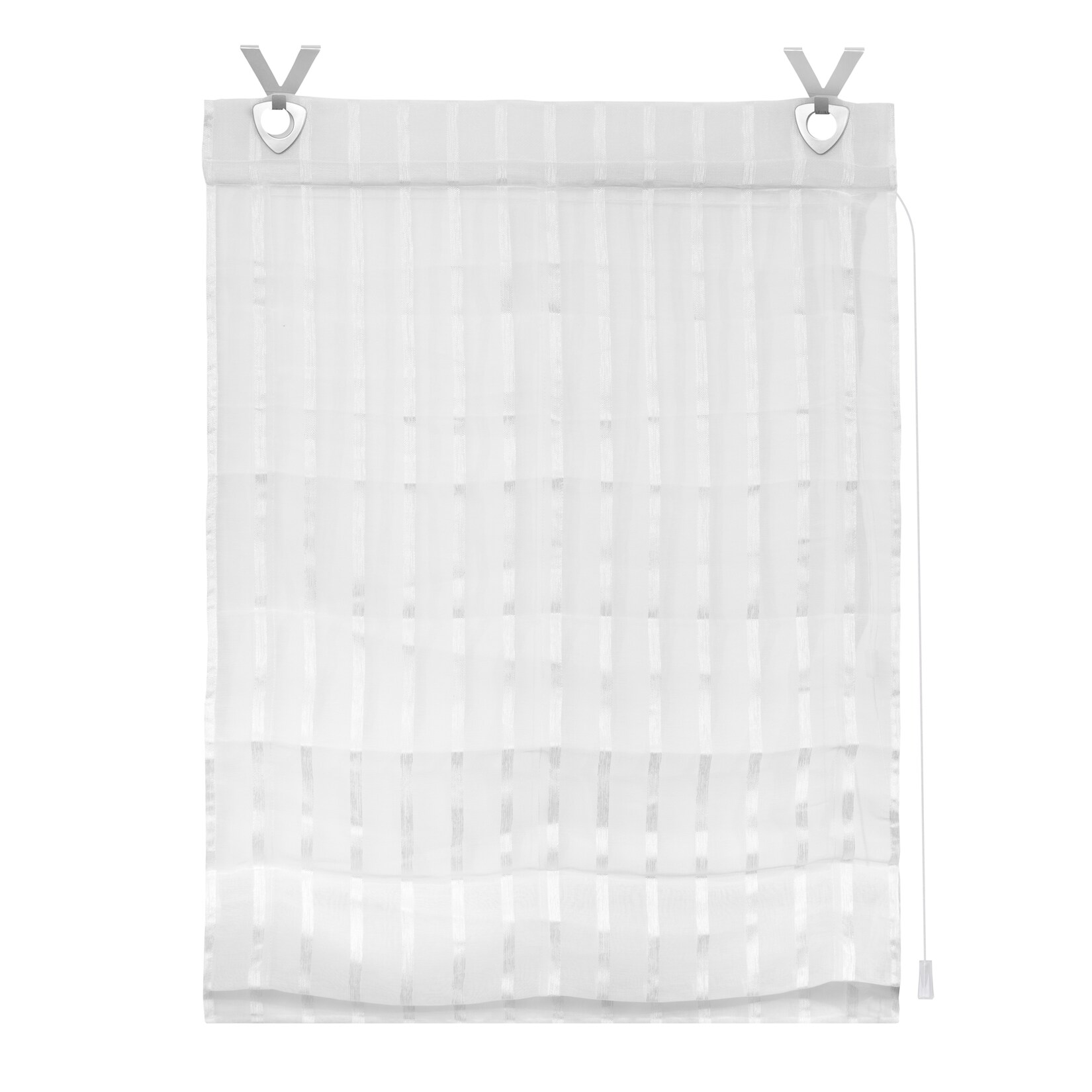 Lichtblick Raffrollo mit Hakenaufhängung, ohne Bohren | 04250434126890