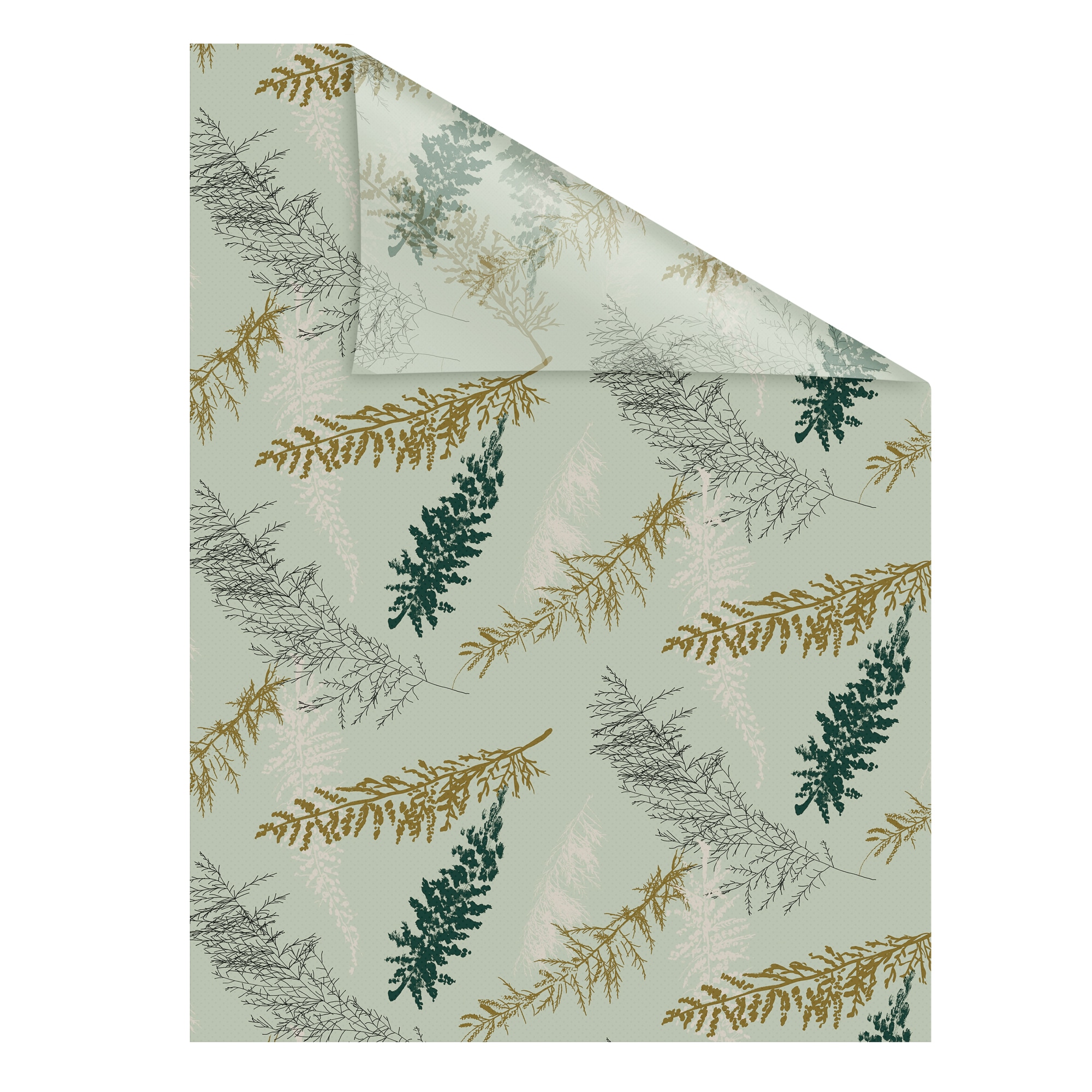 Lichtblick Fensterfolie selbstklebend, Sichtschutz, Fir Branches - Gr&uuml;n - Bild 1