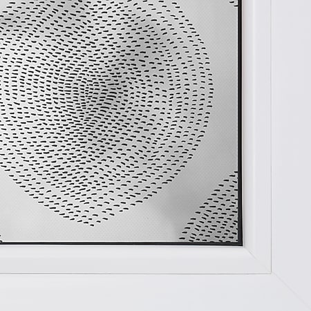Lichtblick Fensterfolie selbstklebend, Sichtschutz, Stripy Boho Drop - Weiß  online kaufen bei Netto