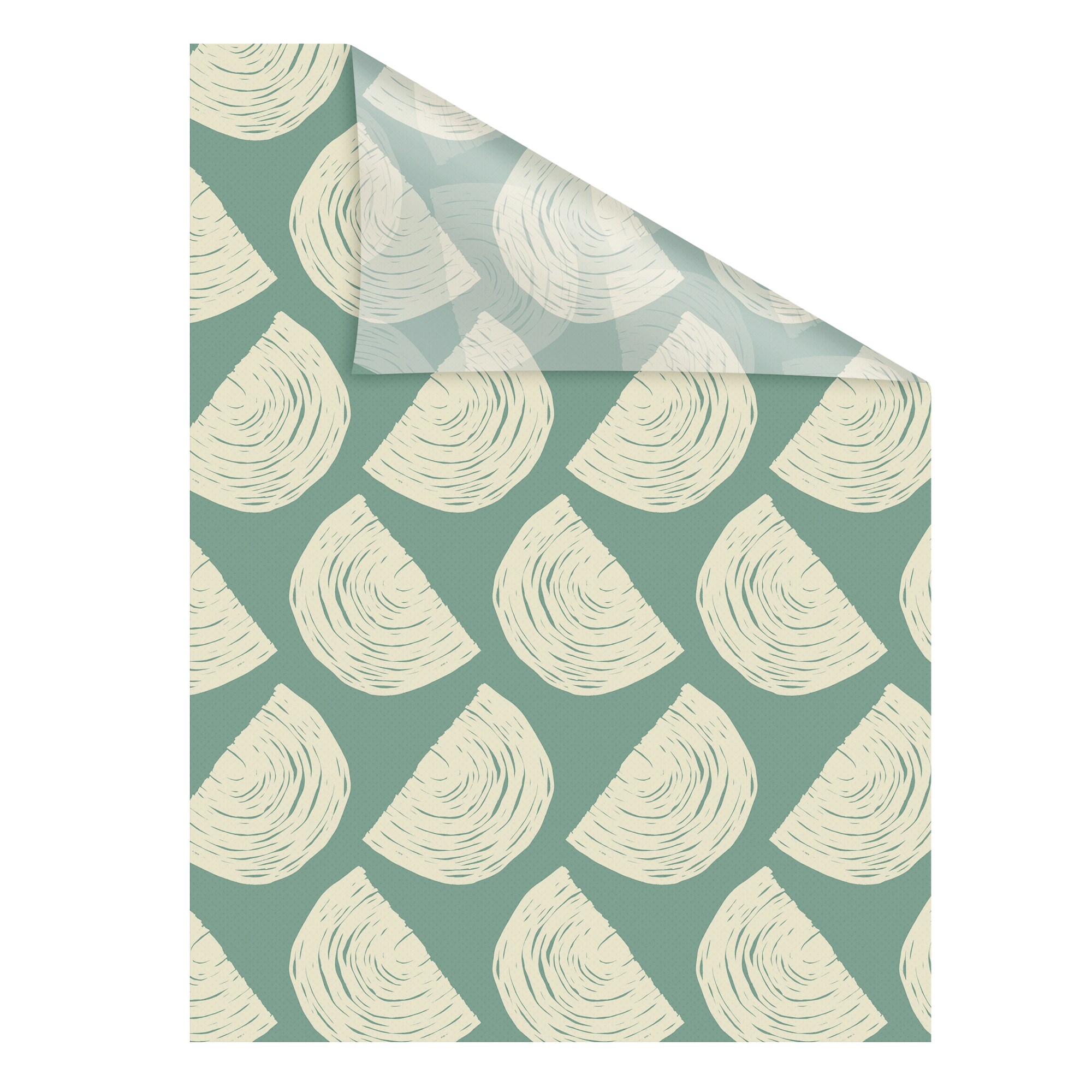 Lichtblick Fensterfolie selbstklebend, Sichtschutz, Moving Rainbow  - Gr&uuml;n - Bild 1