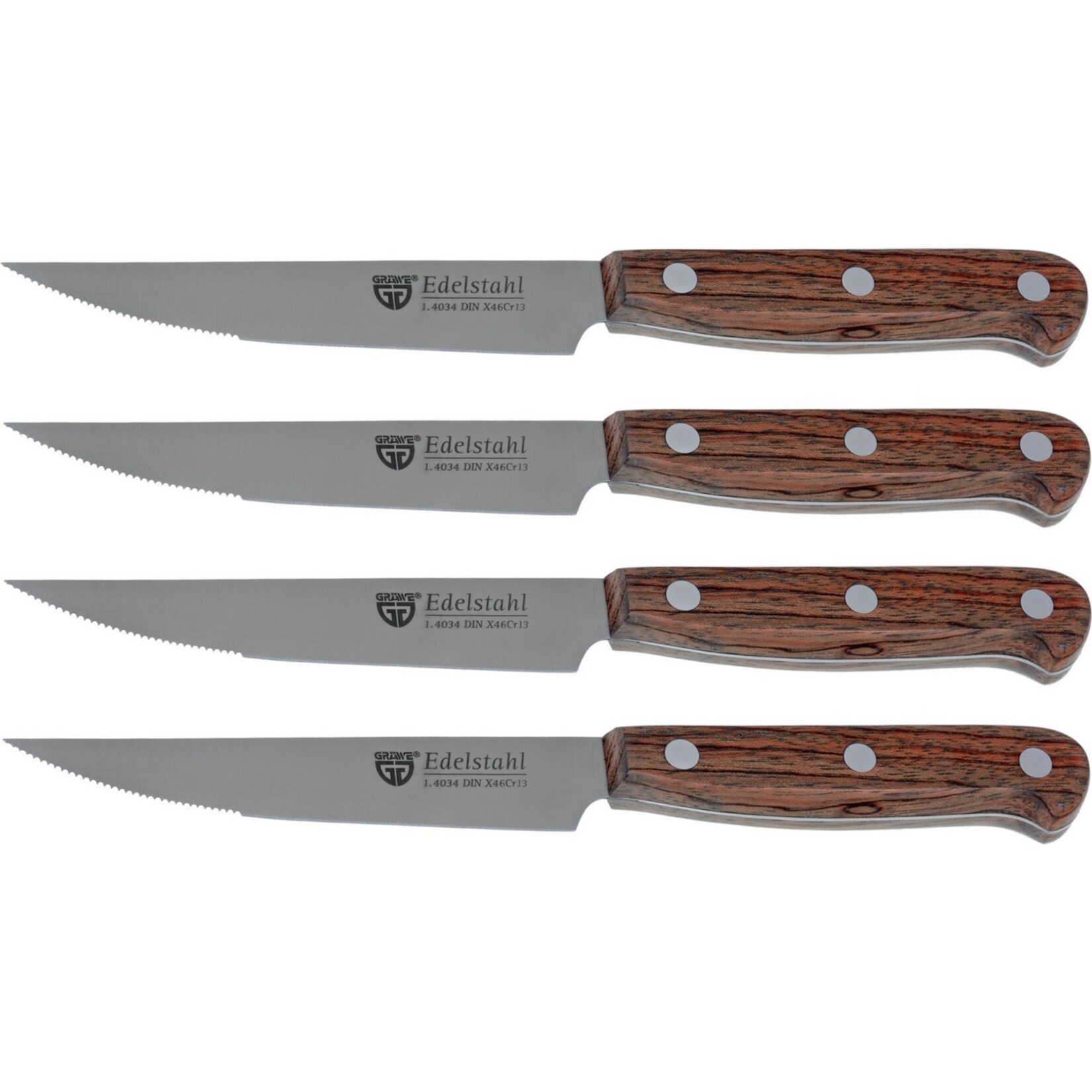 GR&Auml;WE Steakmesser BUBINGA - Bild 1