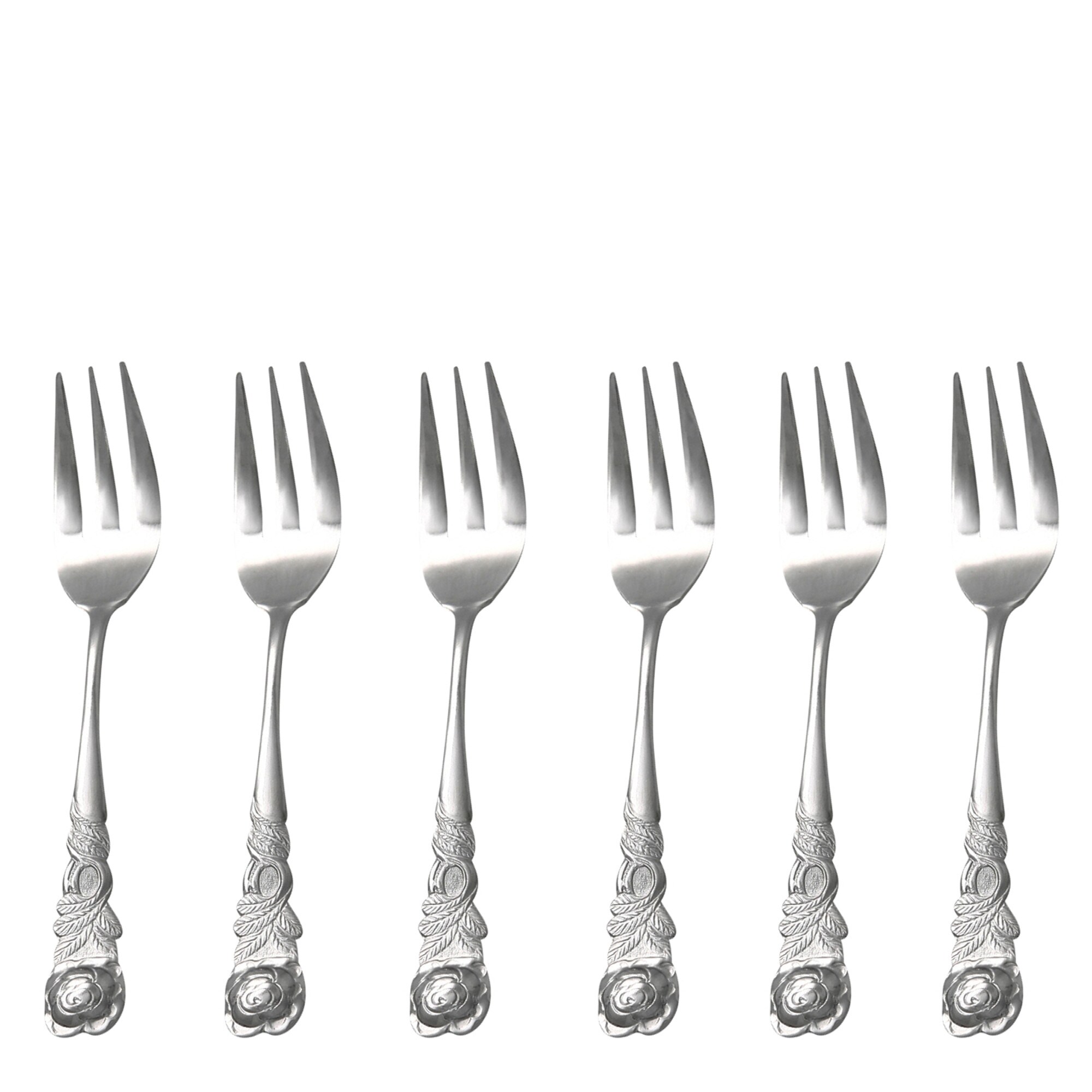 GR&Auml;WE Kuchengabeln ROSENDEKOR - Bild 1