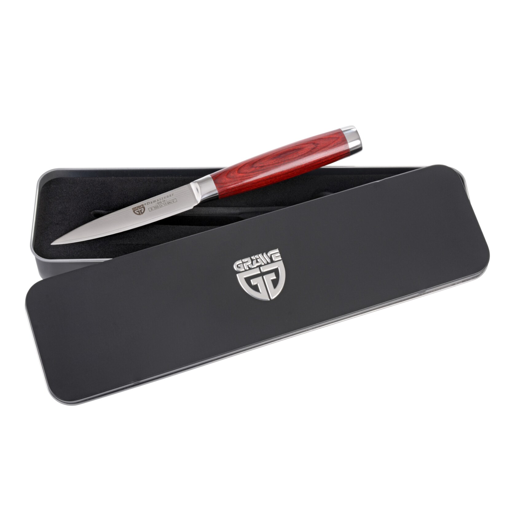 GRÄWE Gemüsemesser RED-PAKKAWOOD | 04010094012779