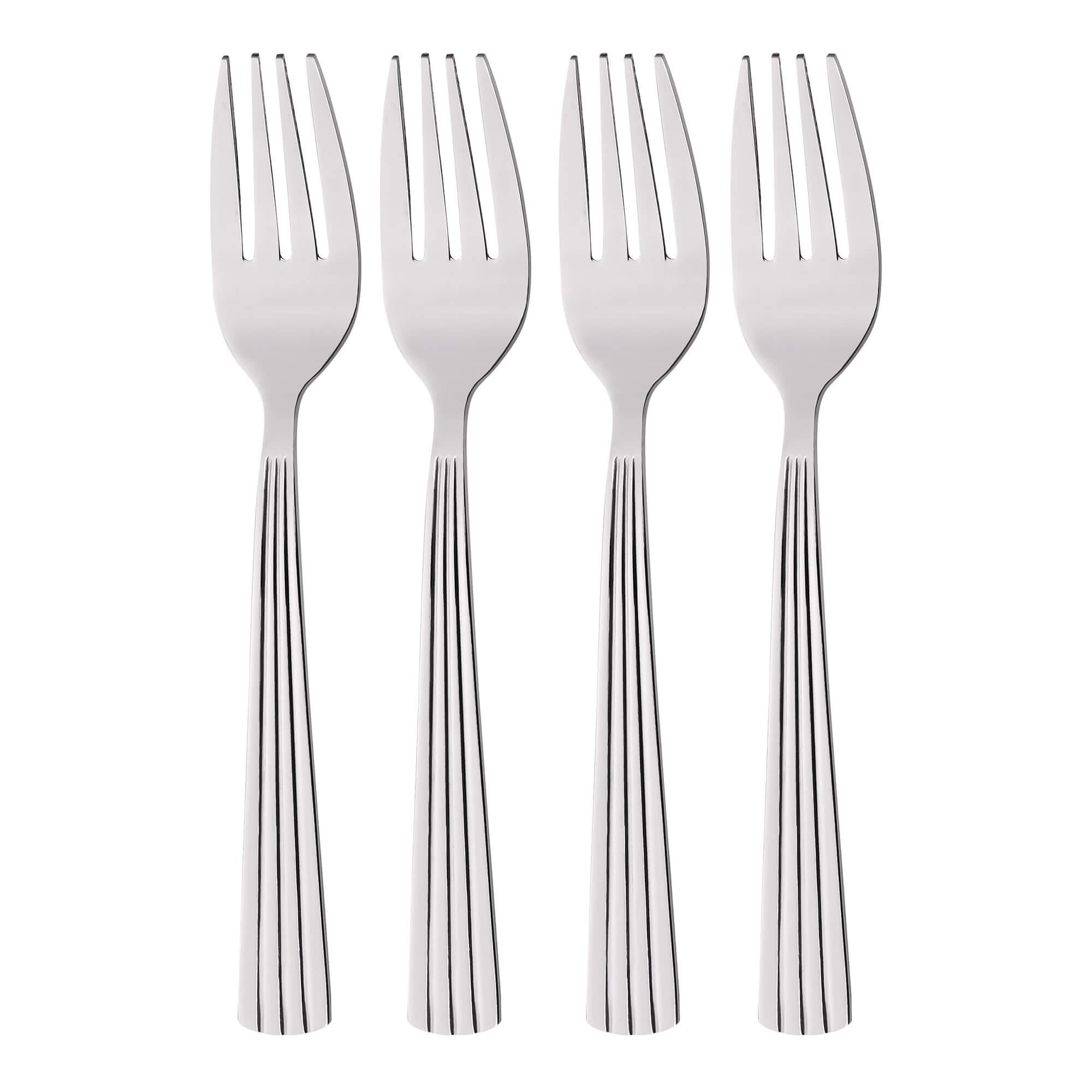 GR&Auml;WE Kuchengabeln, Serie Athen, 4-teilig, Edelstahl Athen - Bild 1