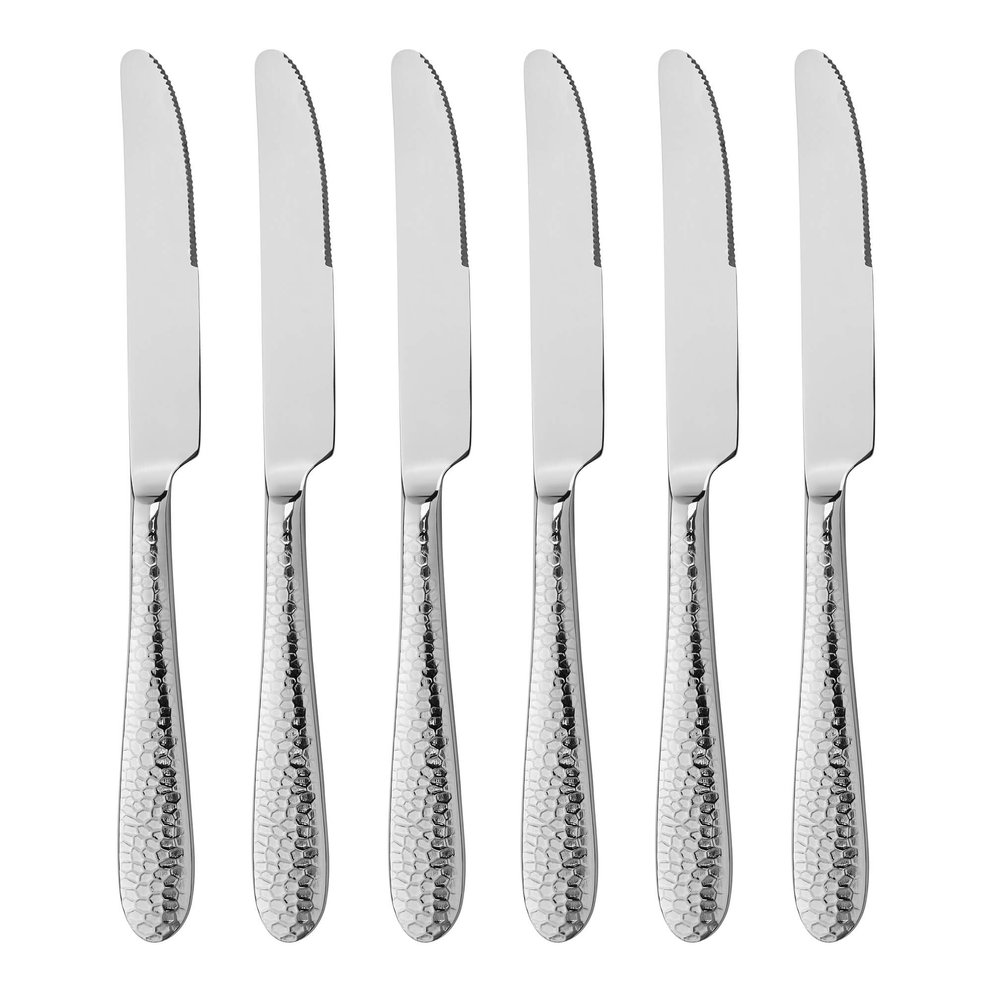 GR&Auml;WE Dessertmesser Gent, 6-teilig, Edelstahl Gent - Bild 1