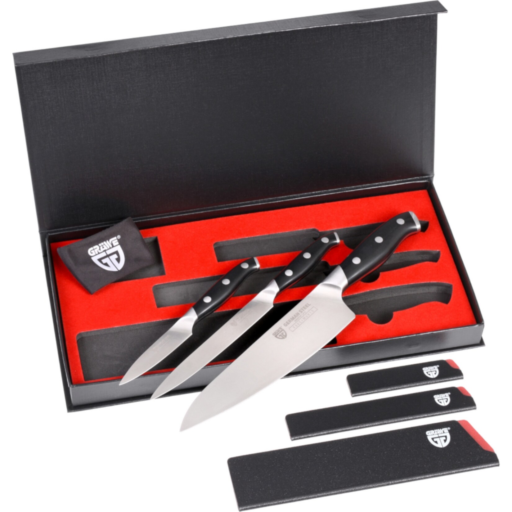 GR&Auml;WE Messerset, Spezialstahl - Bild 1