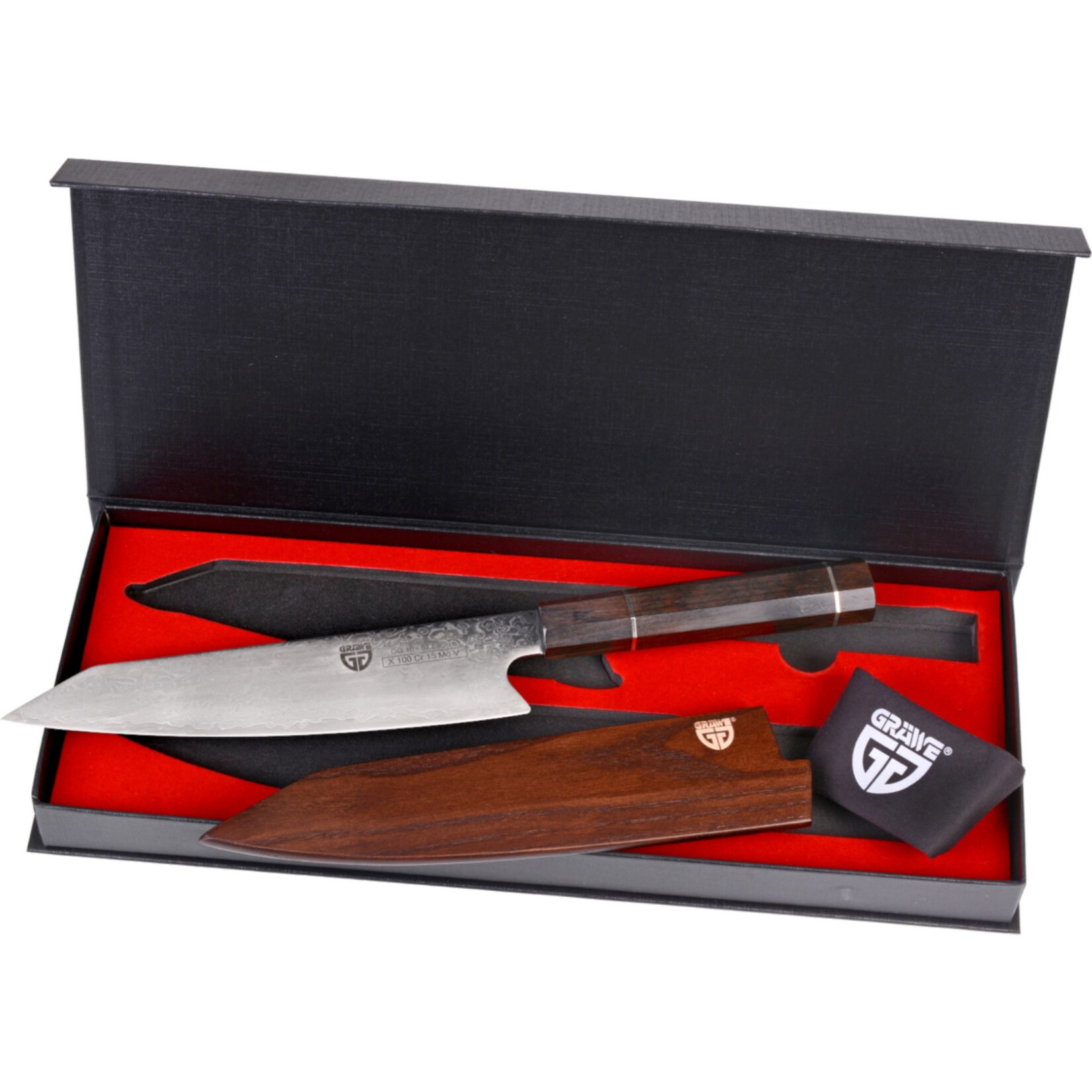 GRÄWE Damast-Kochmesser | 04010094021818